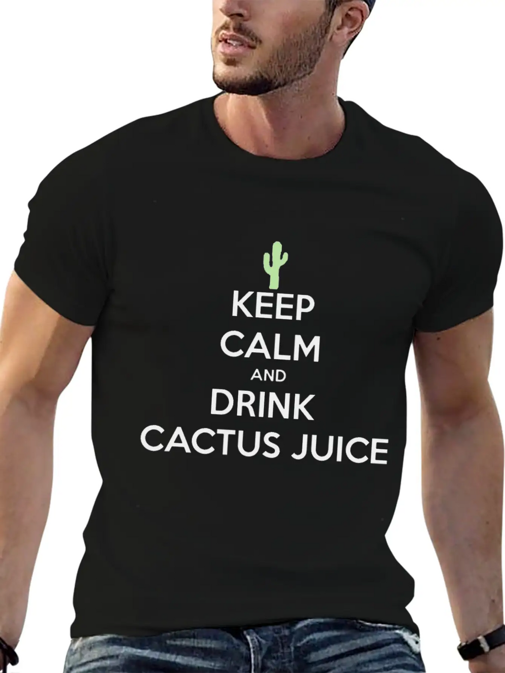 Cactus Juice Logo Timeless Short Sleeve Tee – Comfy And Minimalist Design