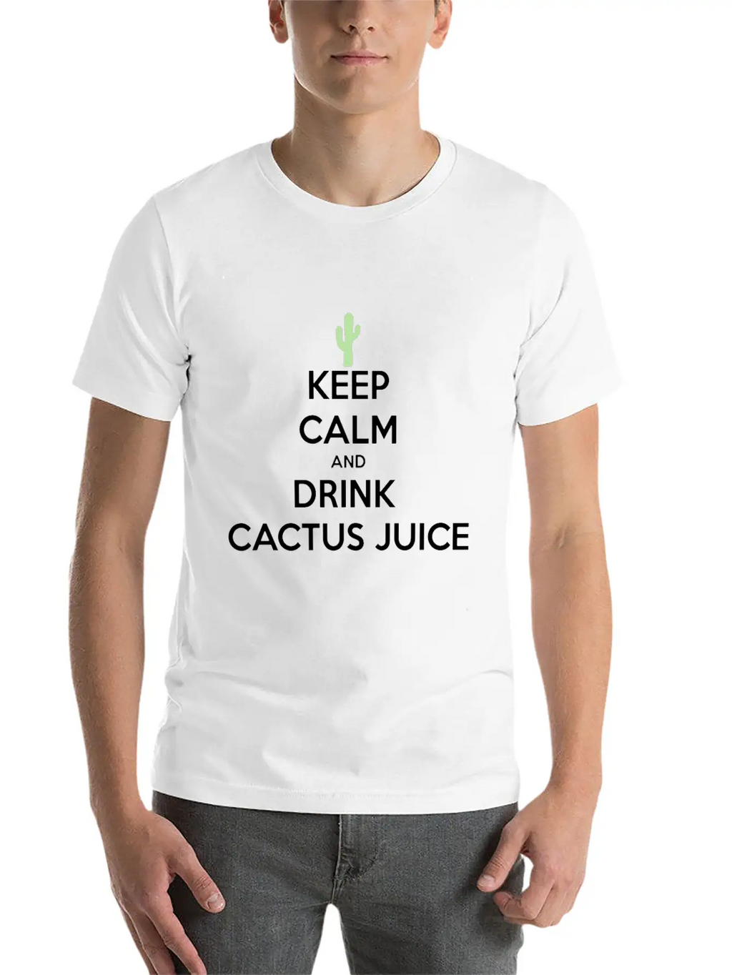 Cactus Juice Logo Timeless Short Sleeve Tee – Comfy And Minimalist Design