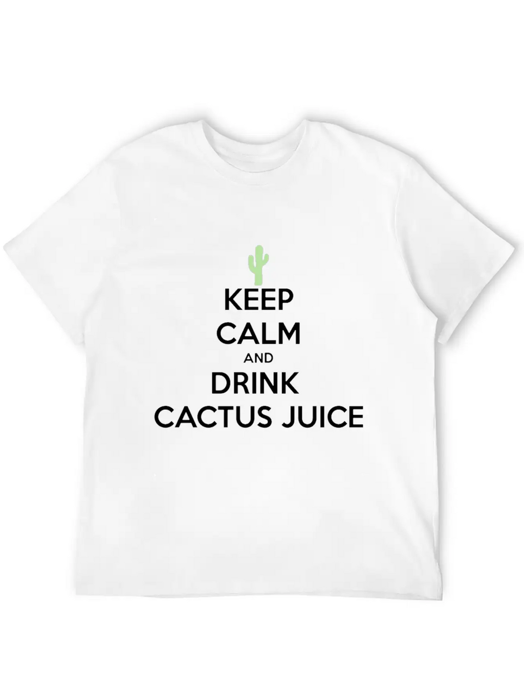 Cactus Juice Logo Timeless Short Sleeve Tee – Comfy And Minimalist Design
