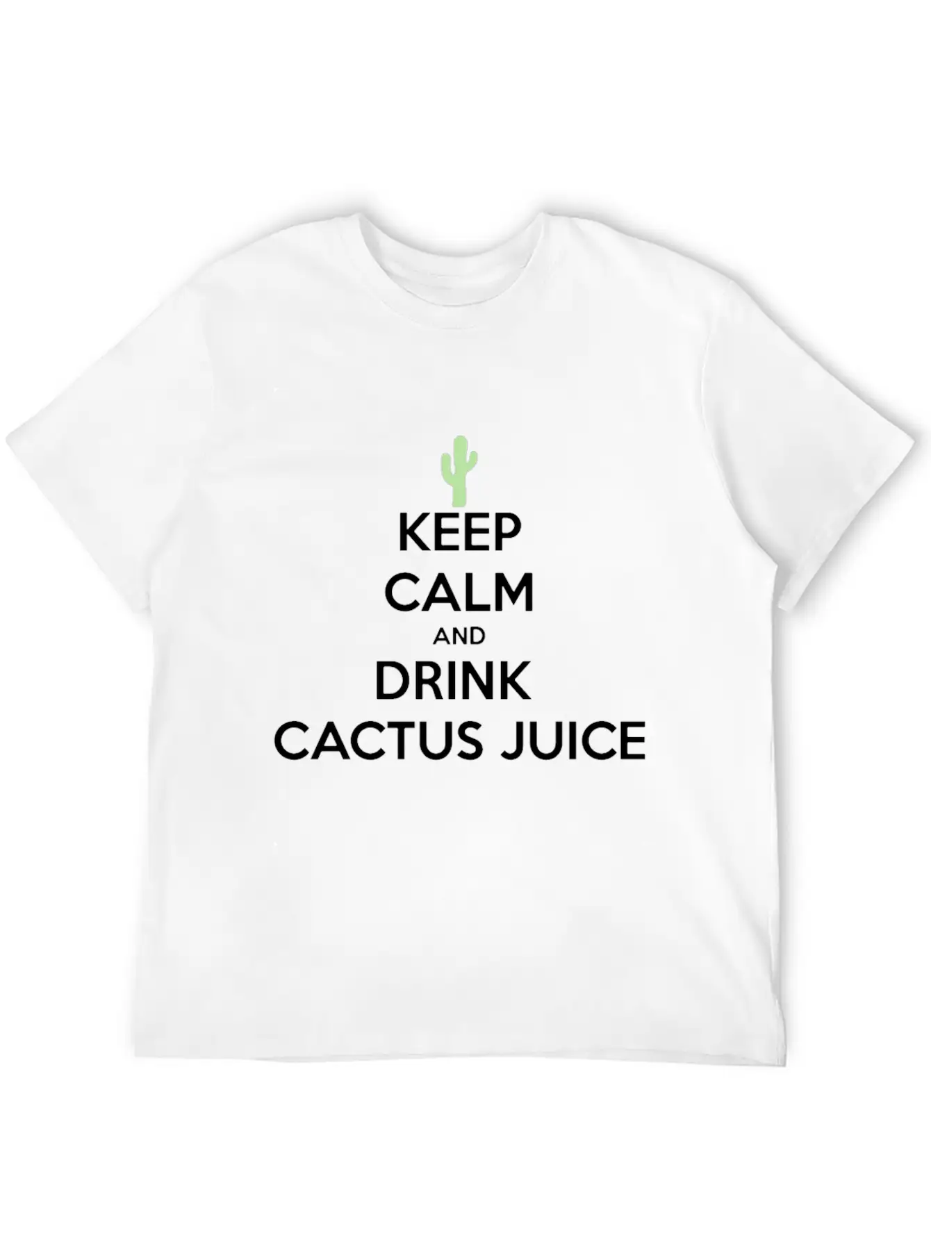 Cactus Juice Logo Timeless Short Sleeve Tee – Comfy And Minimalist Design