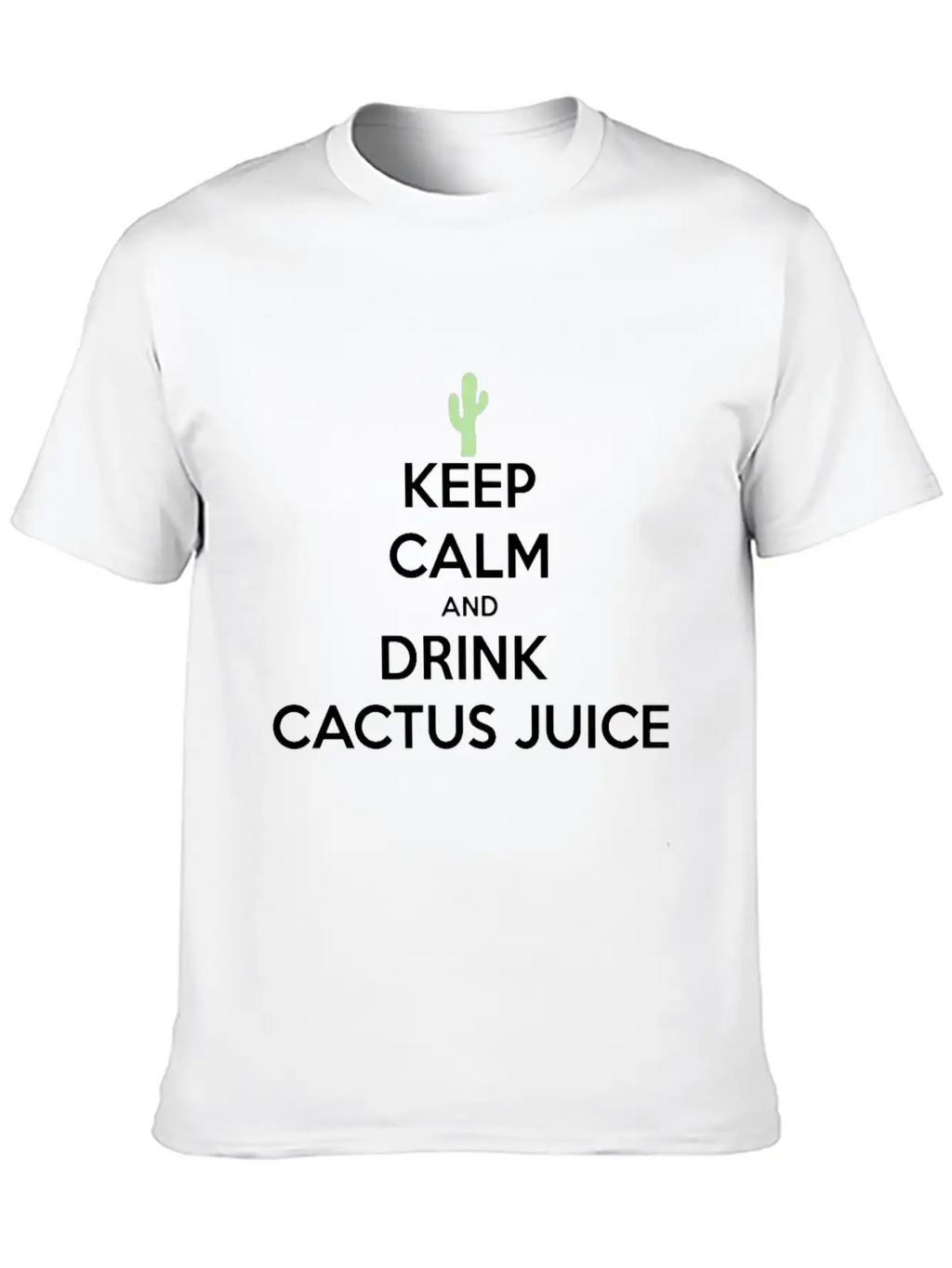 Cactus Juice Logo Timeless Short Sleeve Tee – Comfy And Minimalist Design