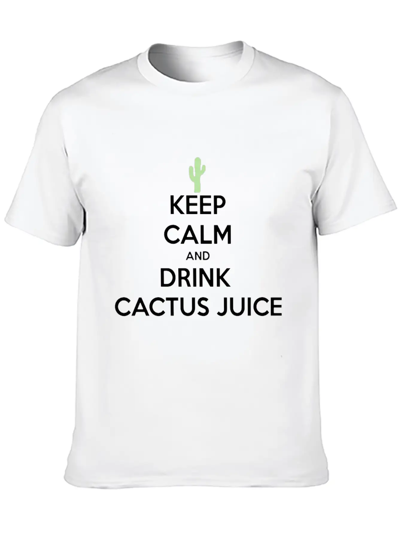 Cactus Juice Logo Timeless Short Sleeve Tee – Comfy And Minimalist Design