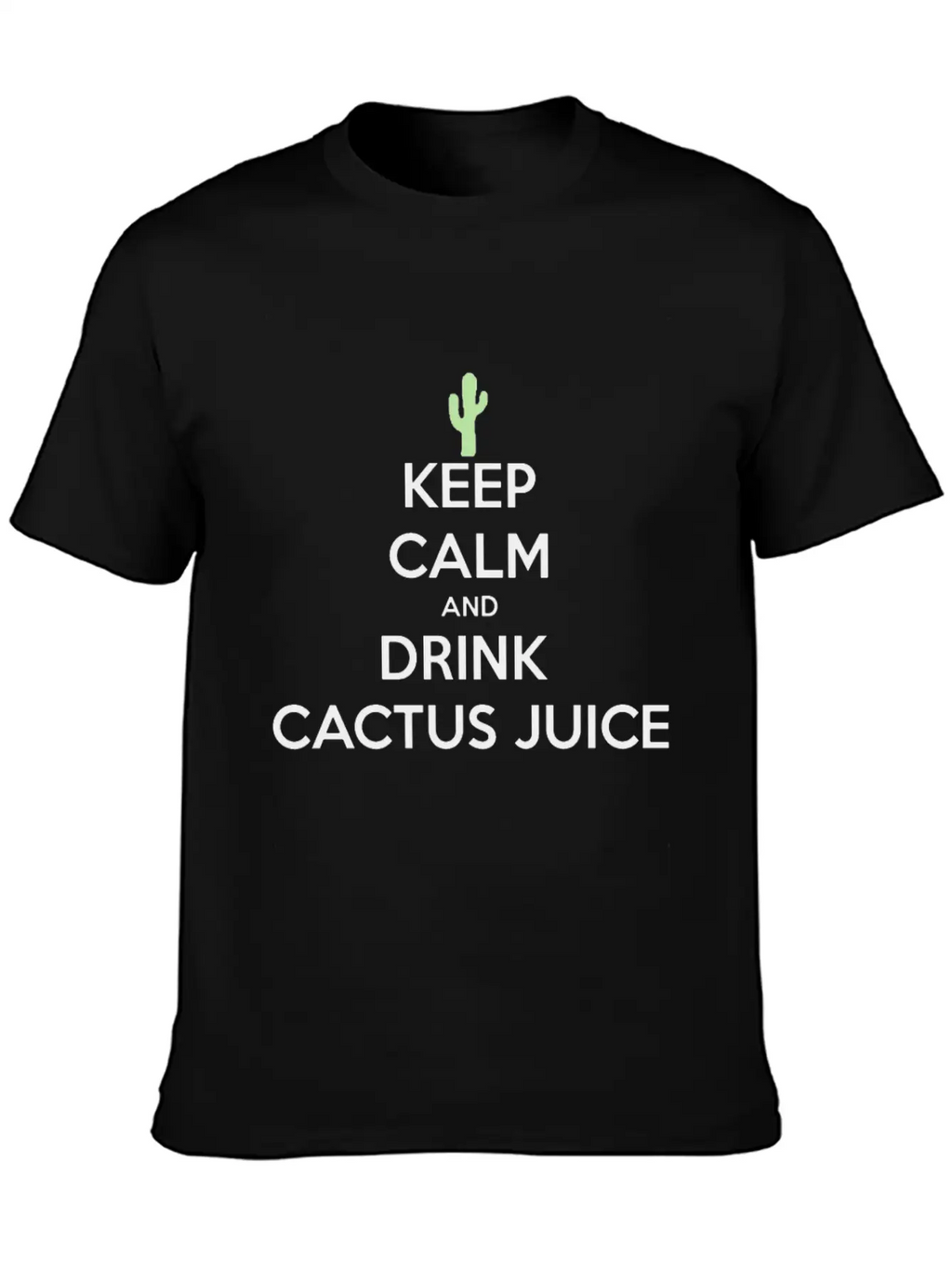 Cactus Juice Logo Timeless Short Sleeve Tee – Comfy And Minimalist Design
