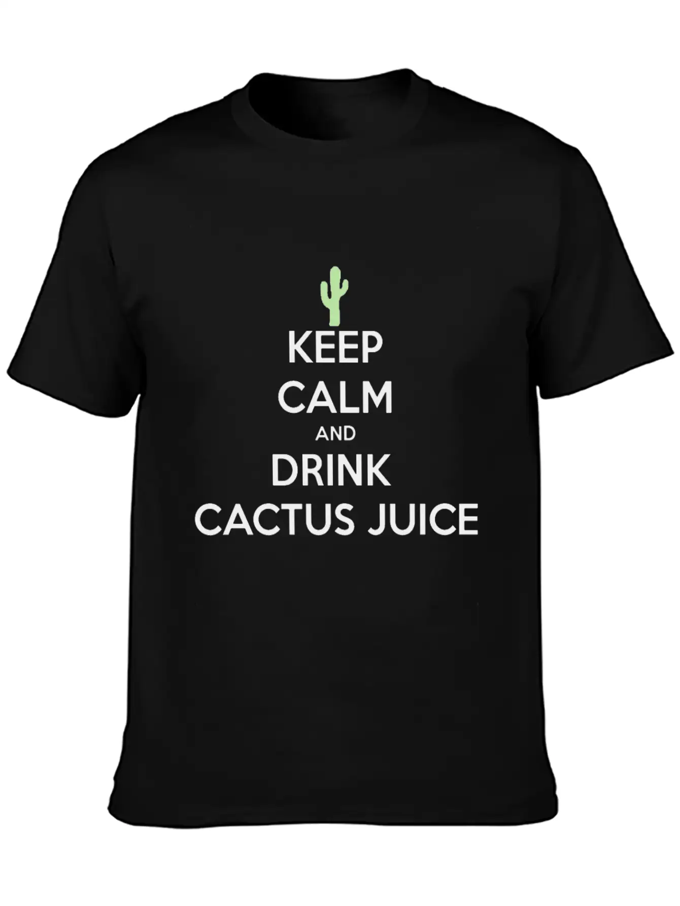 Cactus Juice Logo Timeless Short Sleeve Tee – Comfy And Minimalist Design
