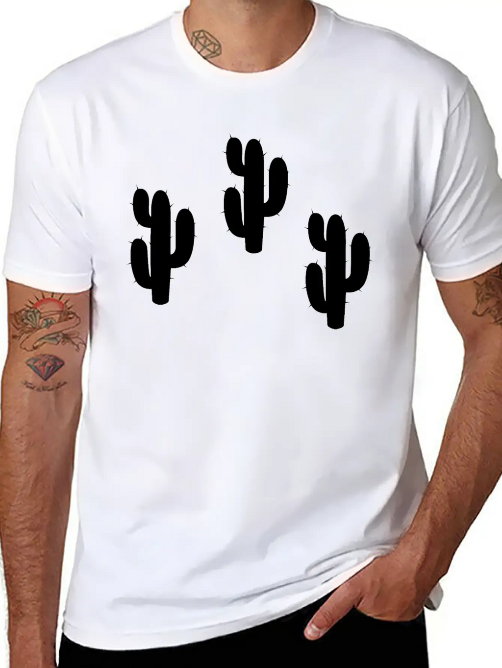 Cactus Modern Fit Casual T-Shirt – Clean And Versatile Design