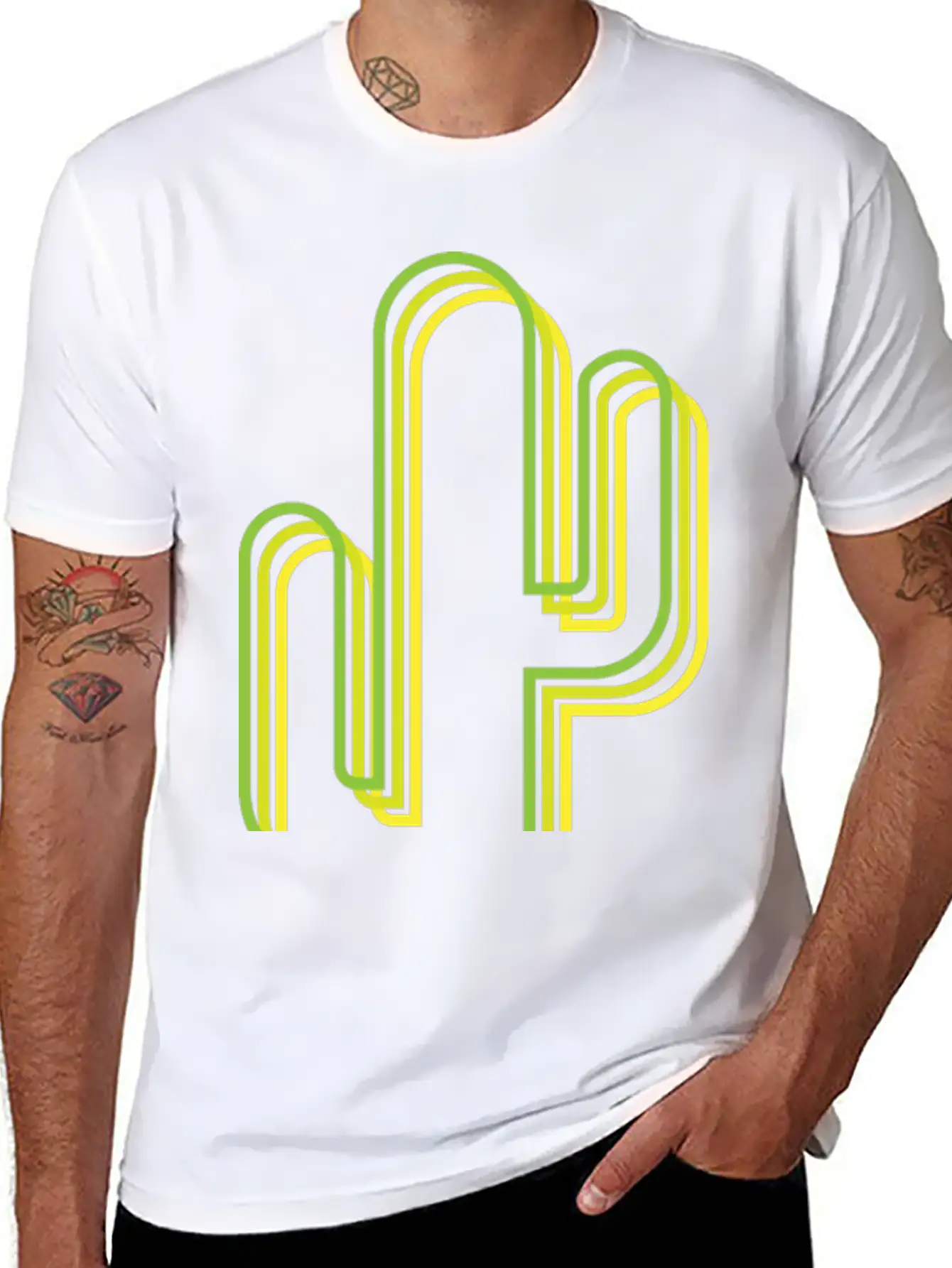 Cactus Stylish Everyday T-Shirt – Unisex Basic Cotton Tee