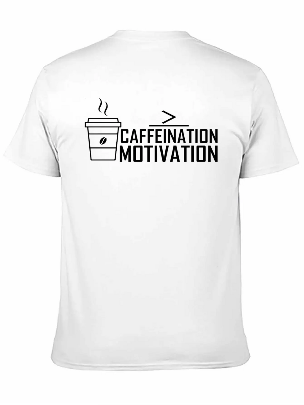 Caffeination Motivation Basic Graphic T-Shirt – Daily Comfort In Soft Cotton