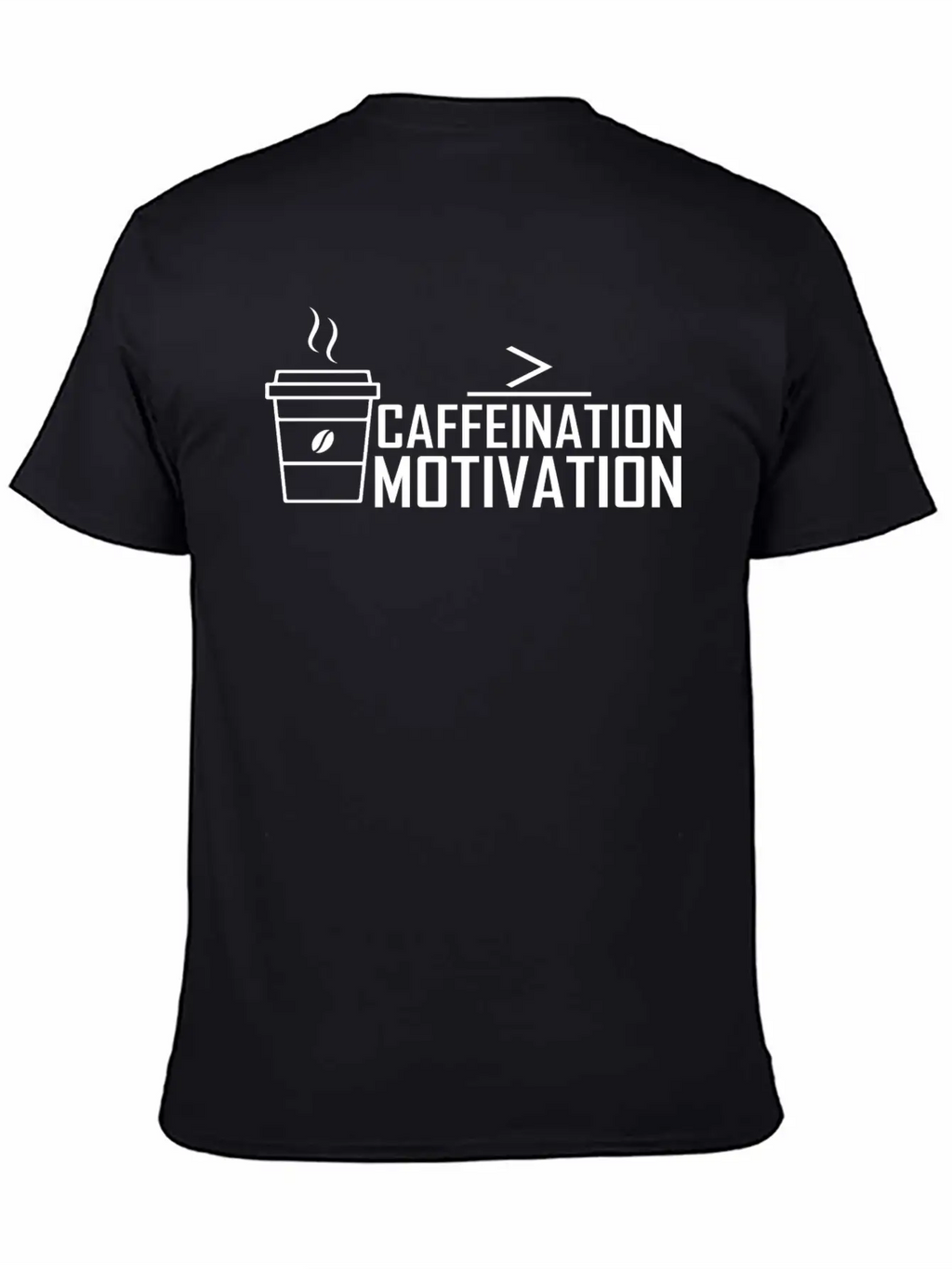 Caffeination Motivation Basic Graphic T-Shirt – Daily Comfort In Soft Cotton