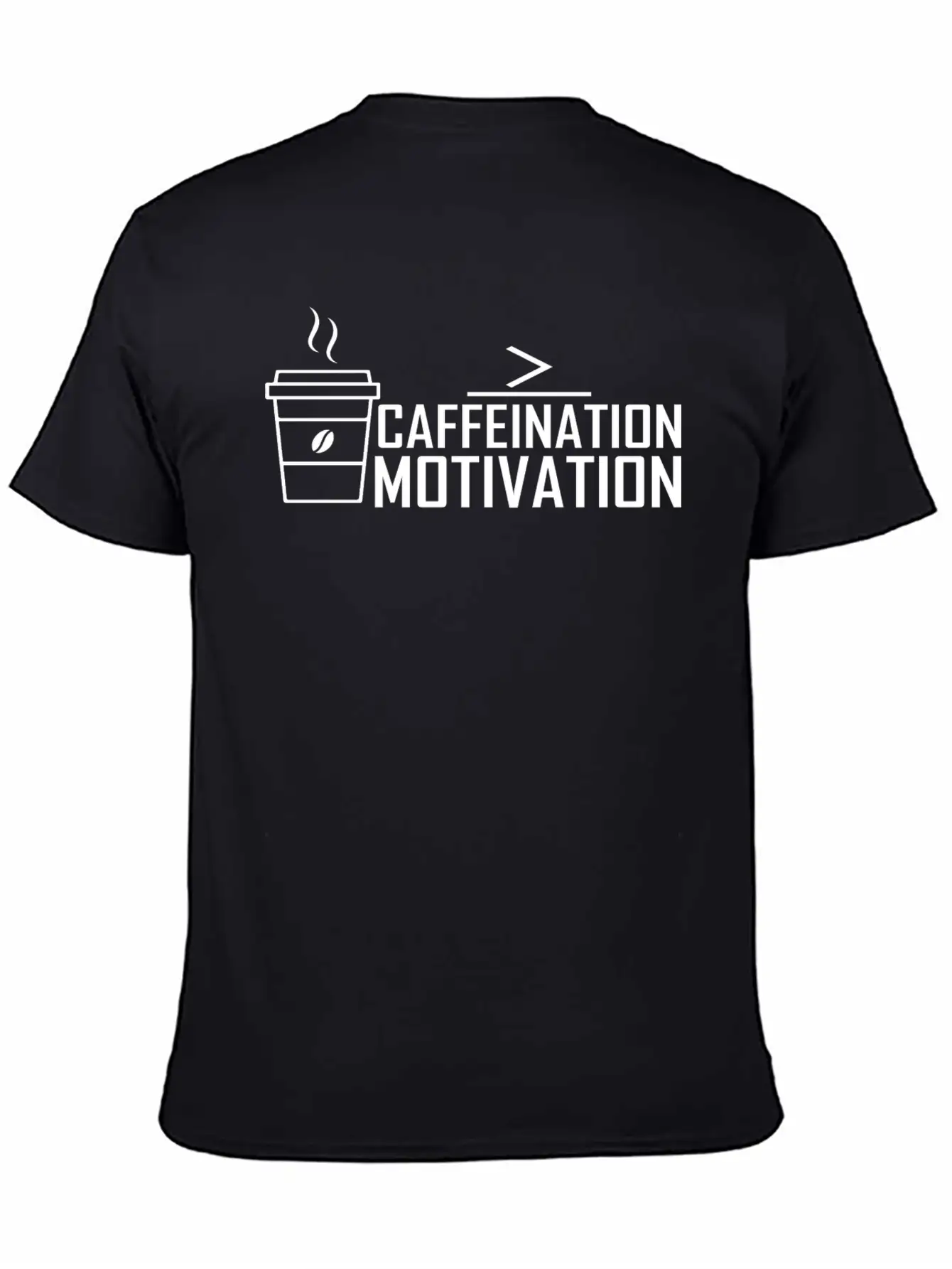 Caffeination Motivation Basic Graphic T-Shirt – Daily Comfort In Soft Cotton