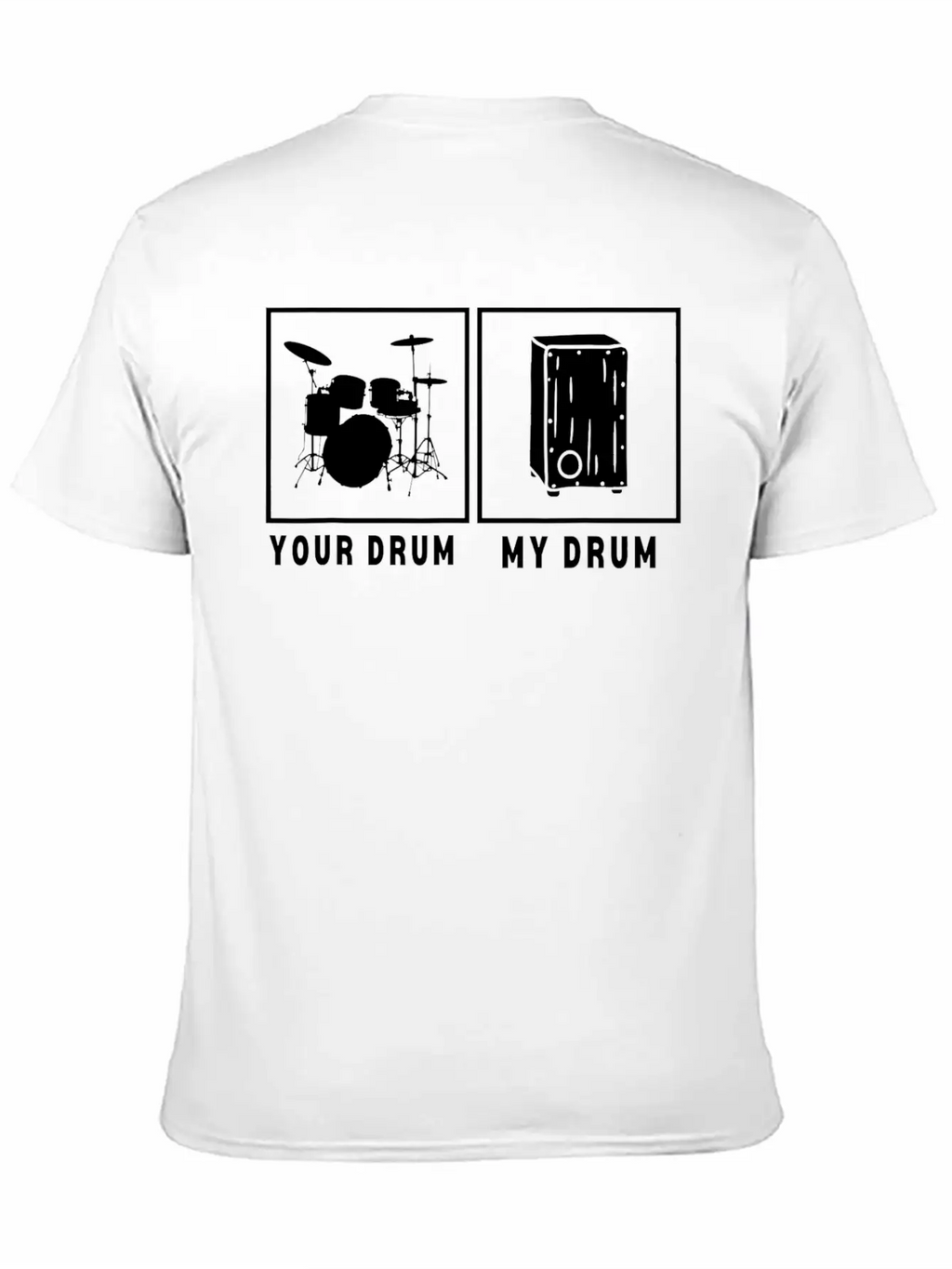 Cajon Box Drum Instrument Peruvian Cajon Basic Graphic T-Shirt – Daily Comfort In Soft Cotton