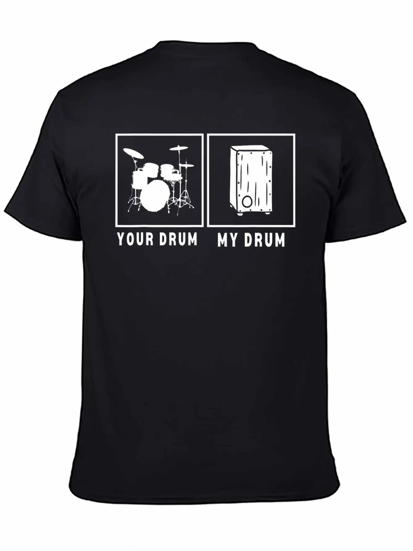 Cajon Box Drum Instrument Peruvian Cajon Basic Graphic T-Shirt – Daily Comfort In Soft Cotton