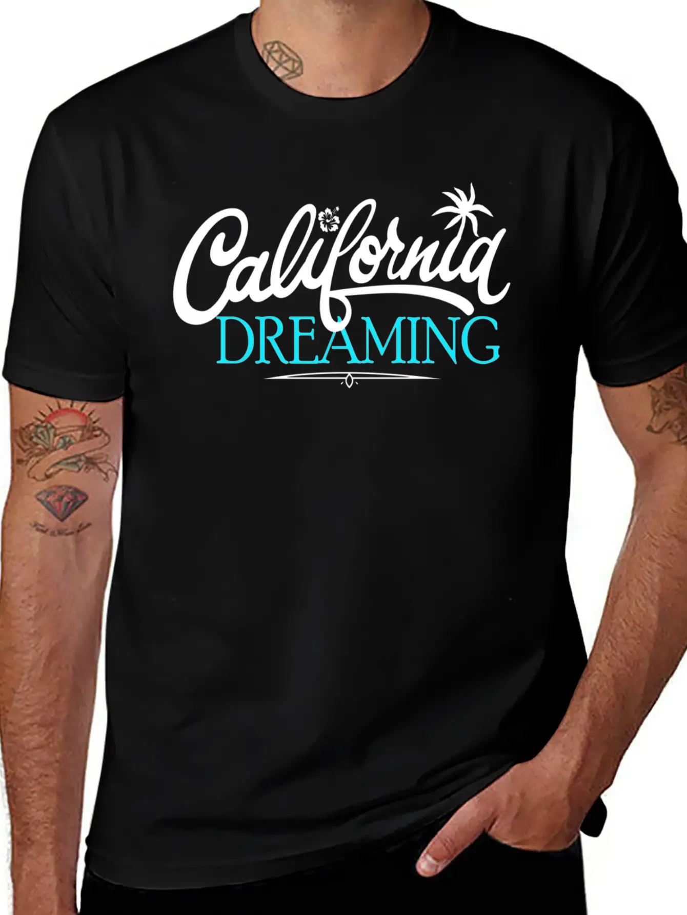 California Dreaming Beaches Surf Vacation Cali Relaxed Everyday Tee – Lightweight And Durable Cotton
