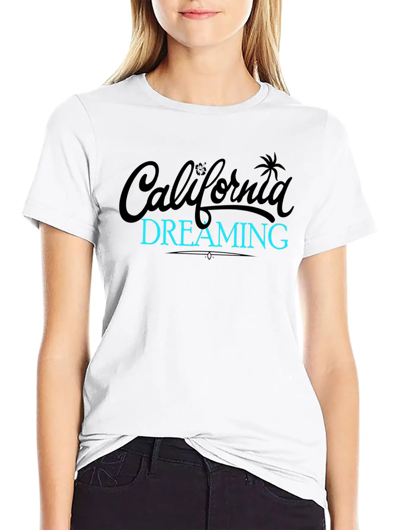California Dreaming Beaches Surf Vacation Cali Relaxed Everyday Tee – Lightweight And Durable Cotton