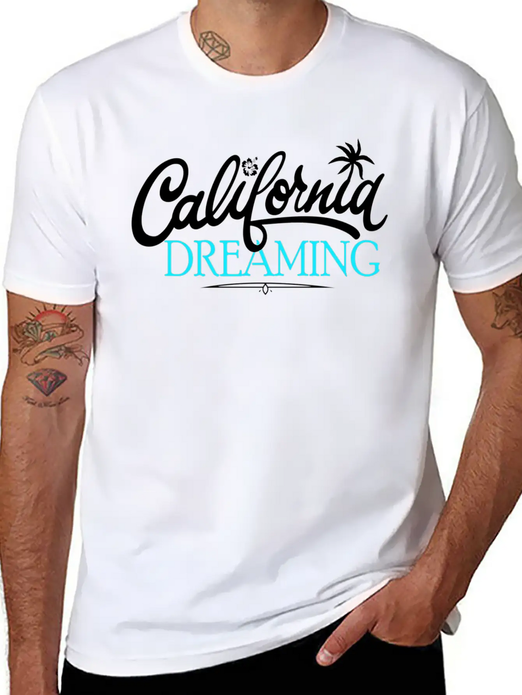 California Dreaming Beaches Surf Vacation Cali Relaxed Everyday Tee – Lightweight And Durable Cotton