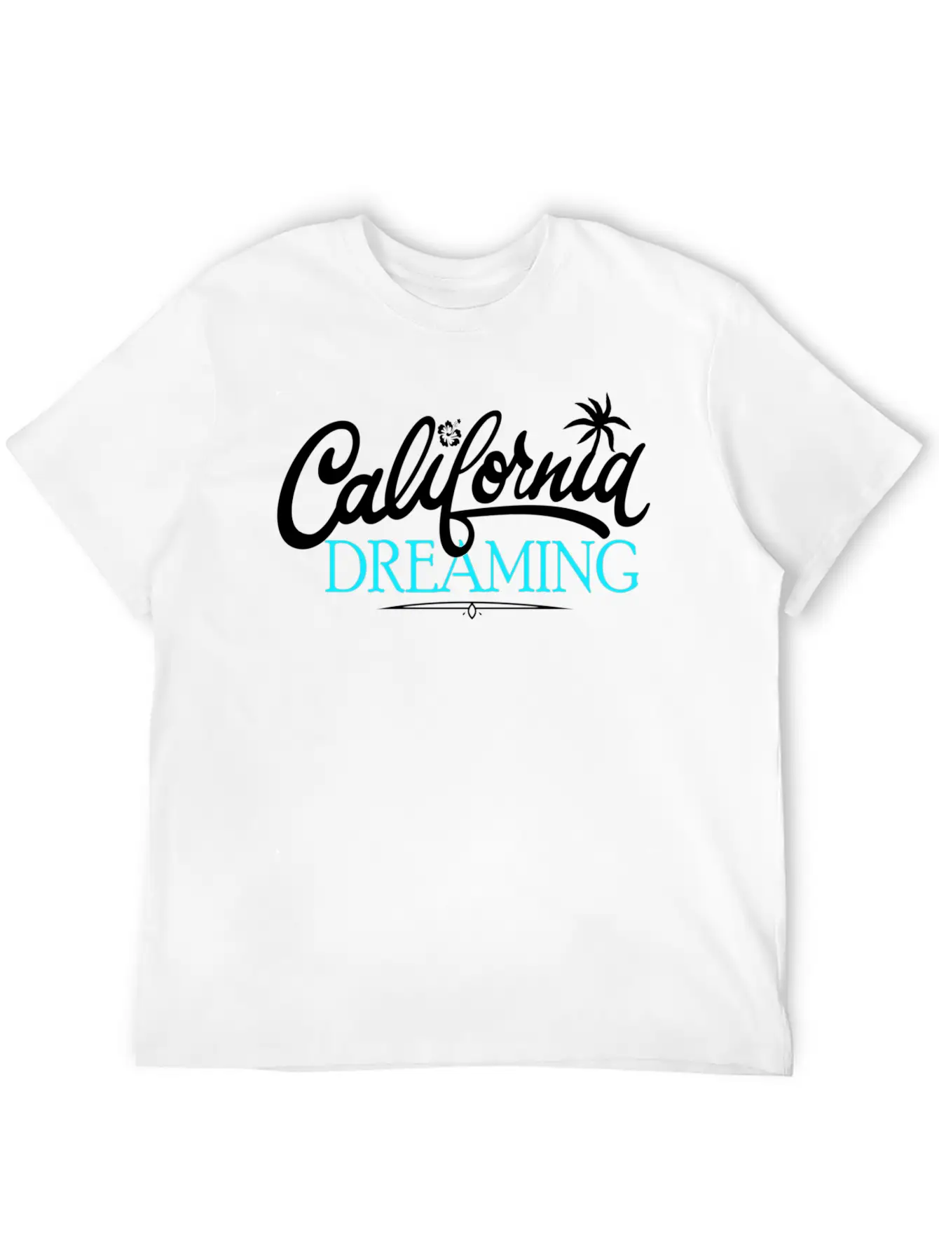 California Dreaming Beaches Surf Vacation Cali Relaxed Everyday Tee – Lightweight And Durable Cotton