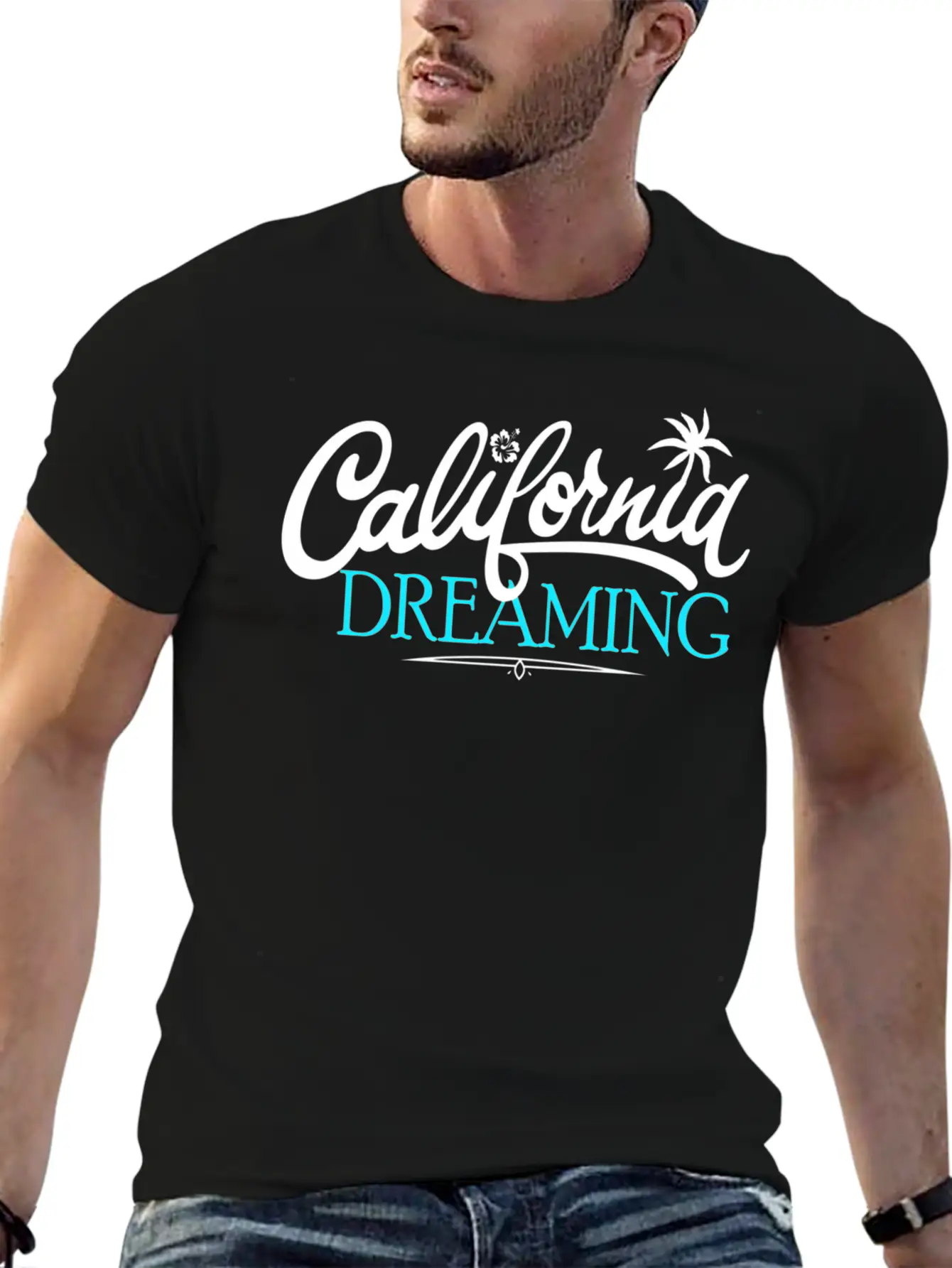 California Dreaming Beaches Surf Vacation Cali Relaxed Everyday Tee – Lightweight And Durable Cotton