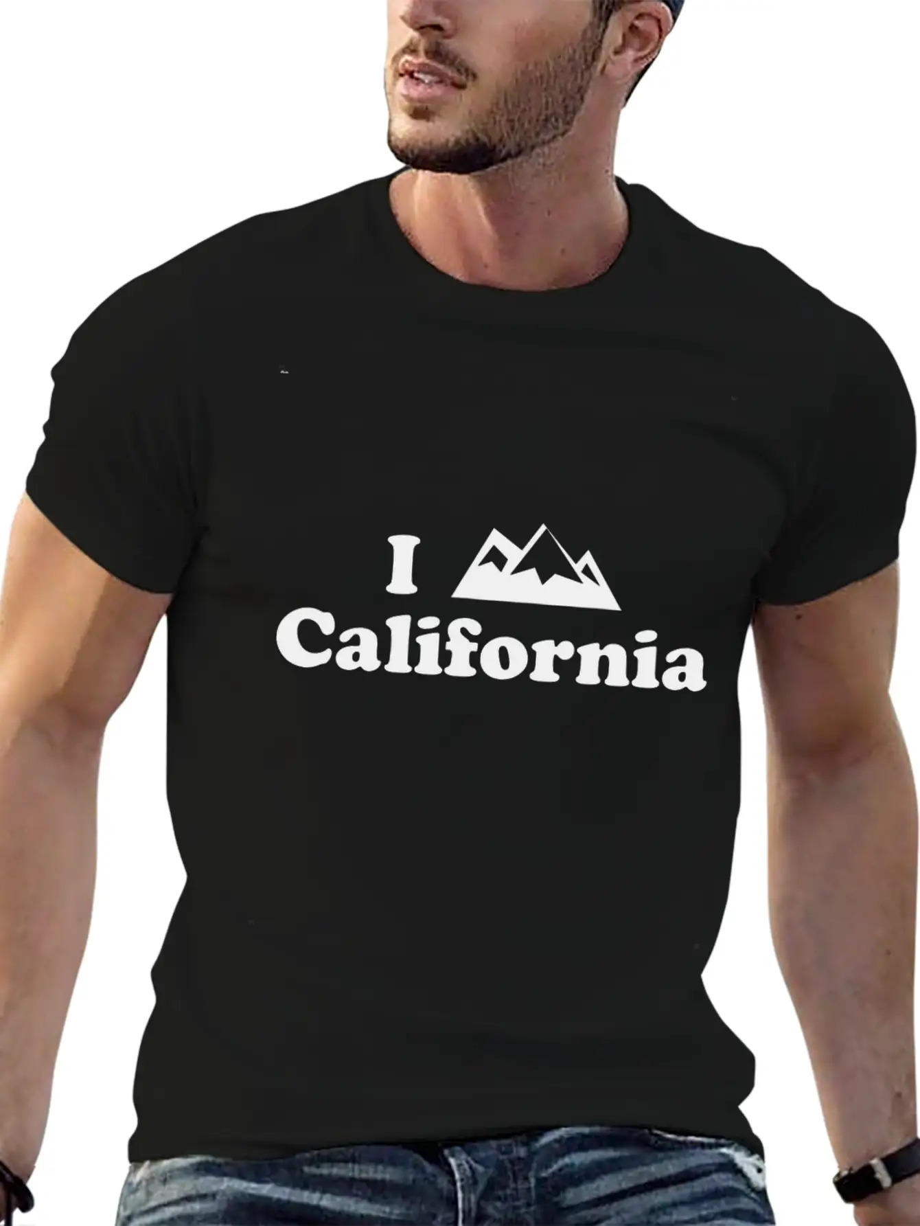 California Mountain Stylish Everyday T-Shirt – Unisex Basic Cotton Tee