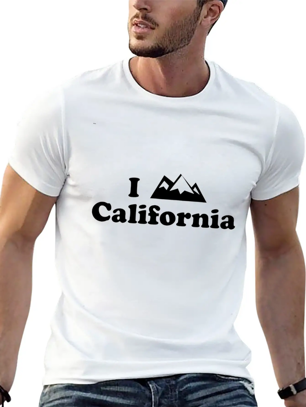 California Mountain Stylish Everyday T-Shirt – Unisex Basic Cotton Tee