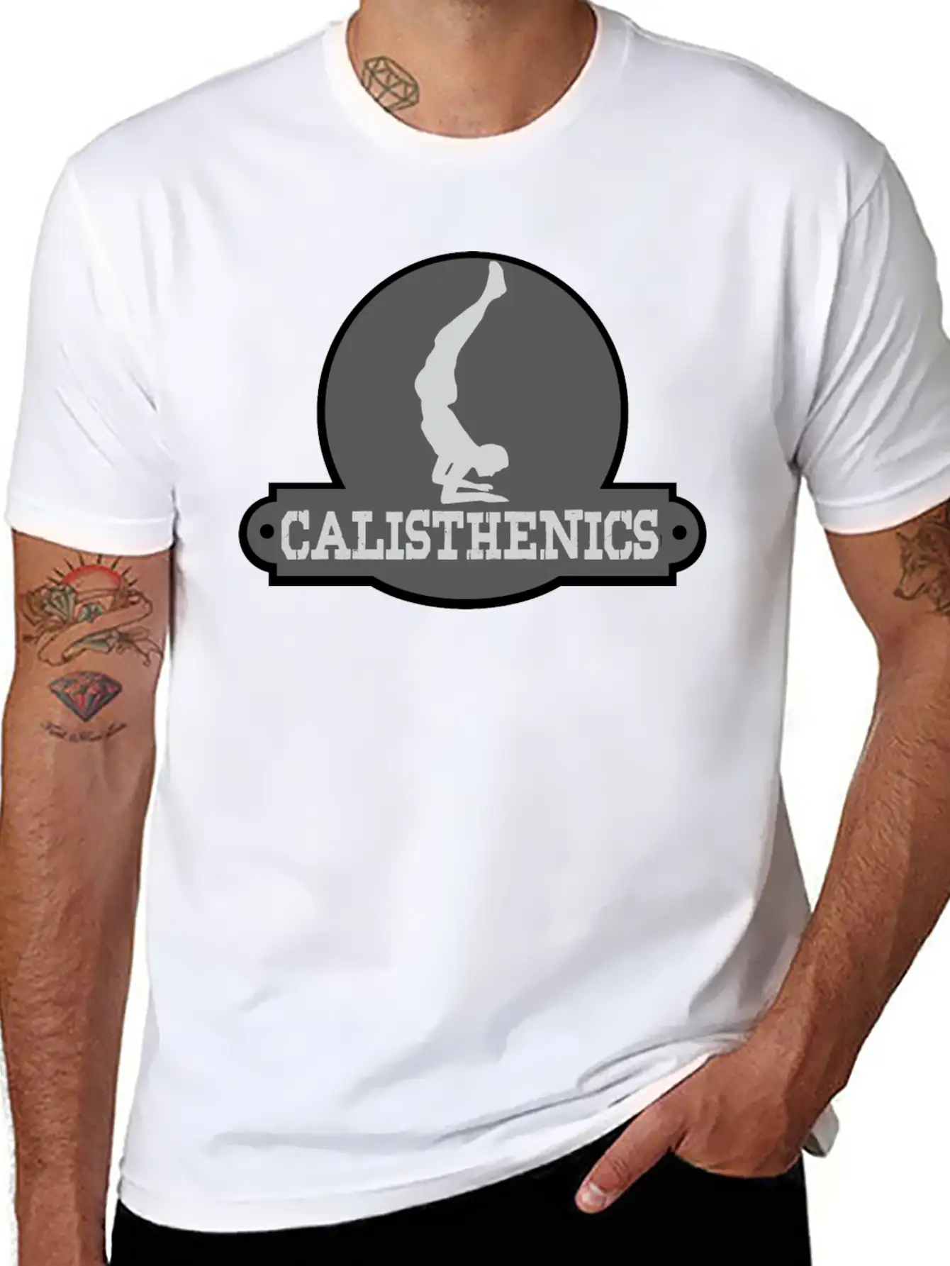 Calisthenics - Physical Exercise Workout Training Essential Cotton Tee For Daily Outfits – Unisex Style
