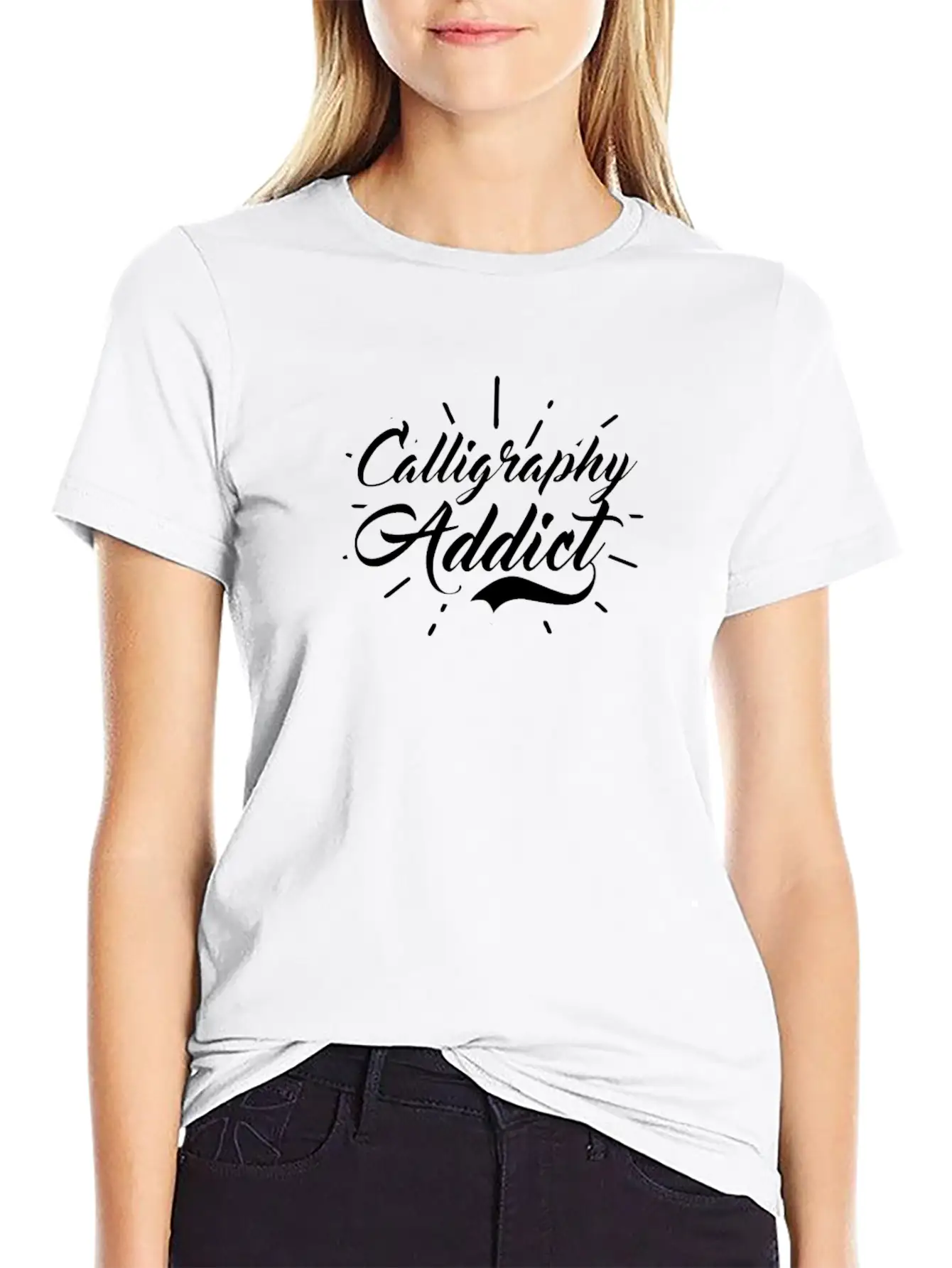 Calligrapher Calligraphy Addict Breathable Soft Cotton T-Shirt – Timeless Casual Look