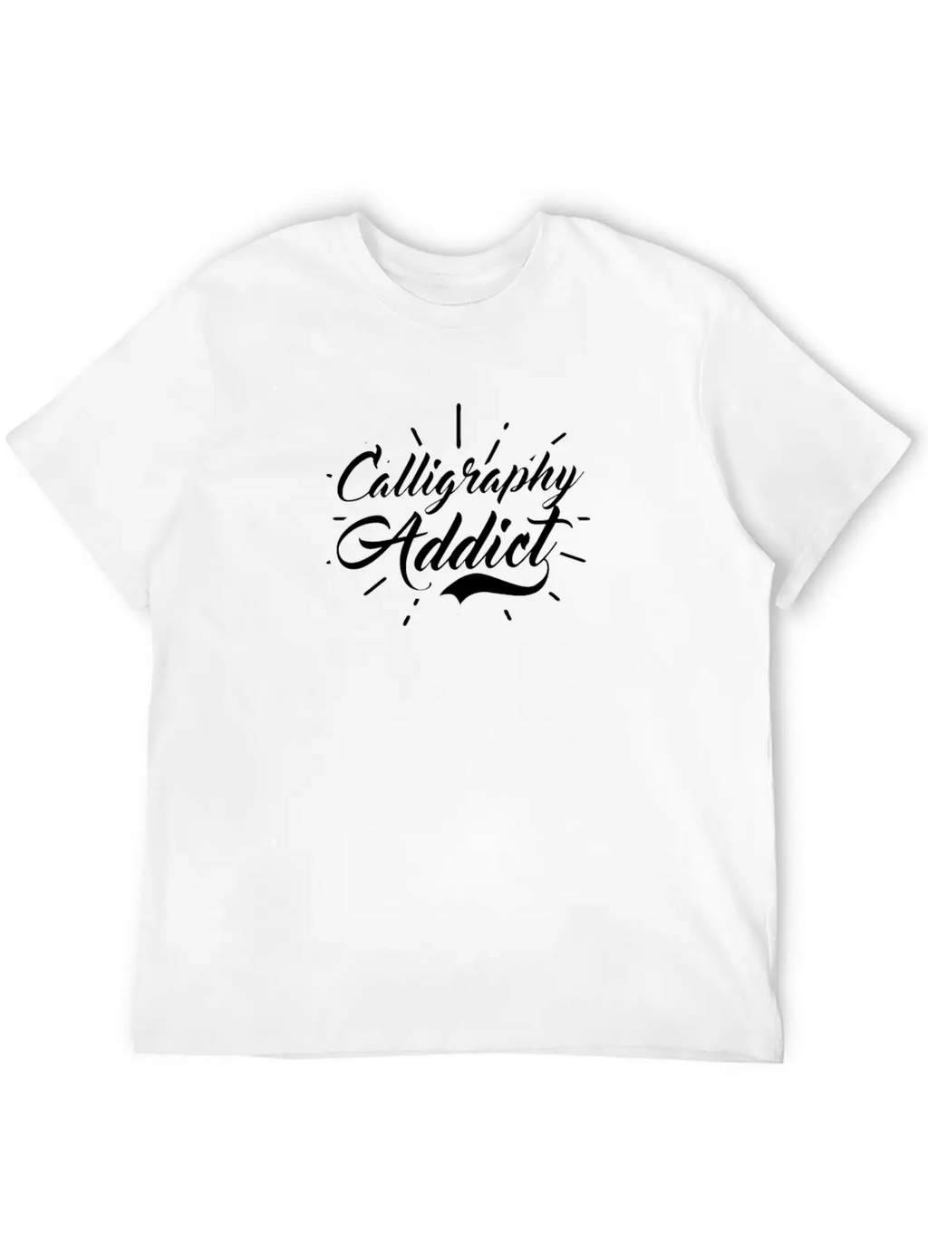 Calligrapher Calligraphy Addict Breathable Soft Cotton T-Shirt – Timeless Casual Look