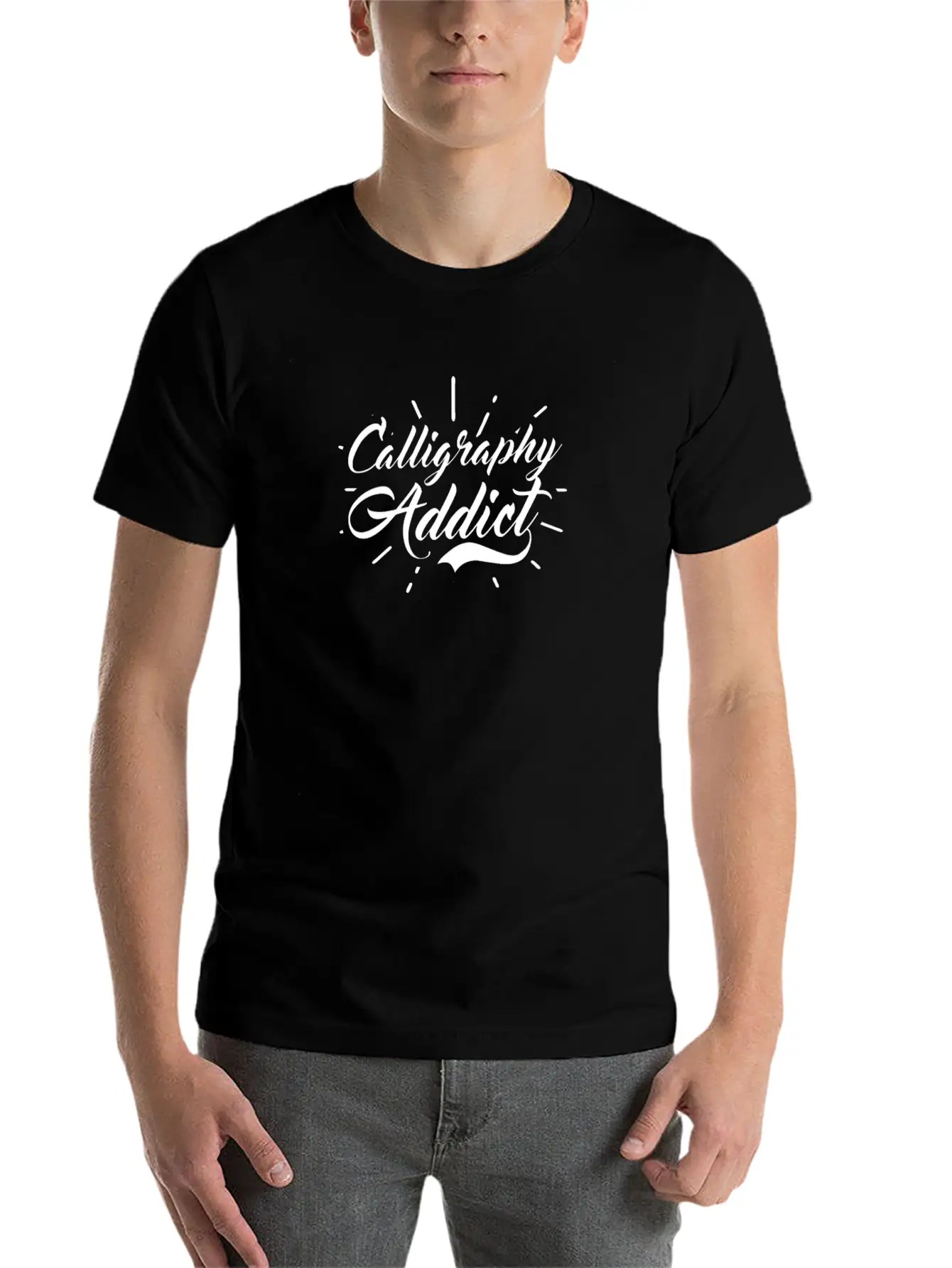 Calligrapher Calligraphy Addict Breathable Soft Cotton T-Shirt – Timeless Casual Look