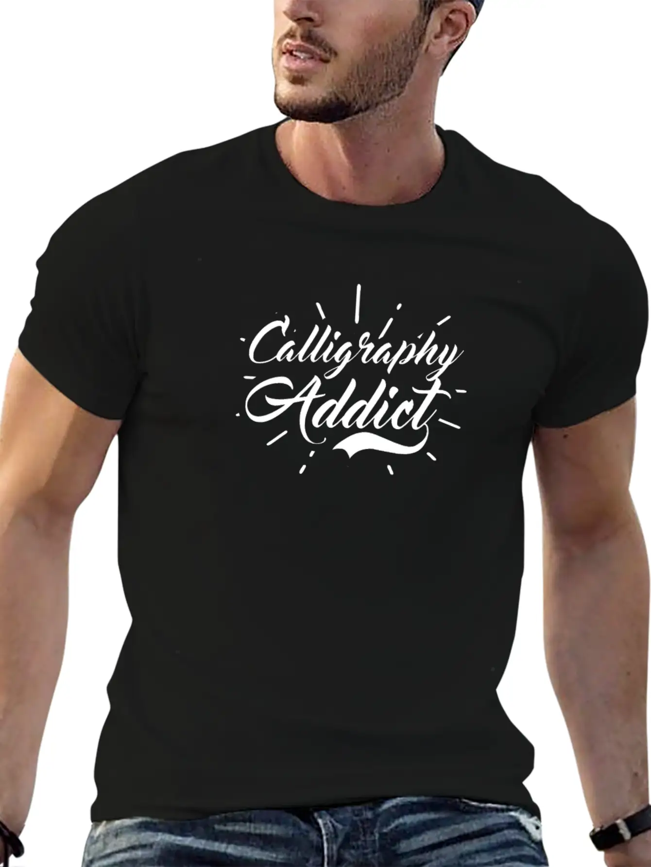 Calligrapher Calligraphy Addict Breathable Soft Cotton T-Shirt – Timeless Casual Look