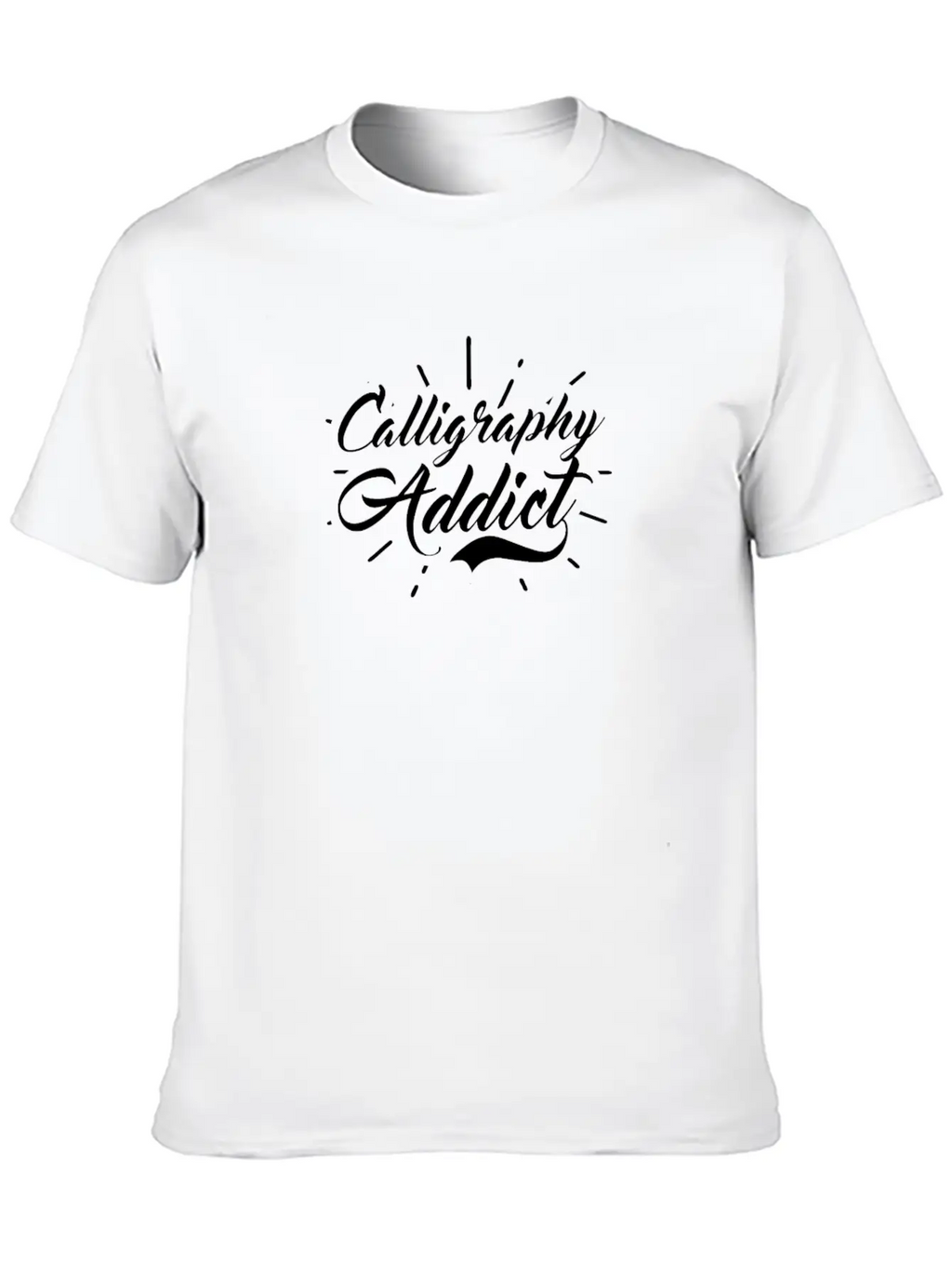 Calligrapher Calligraphy Addict Breathable Soft Cotton T-Shirt – Timeless Casual Look