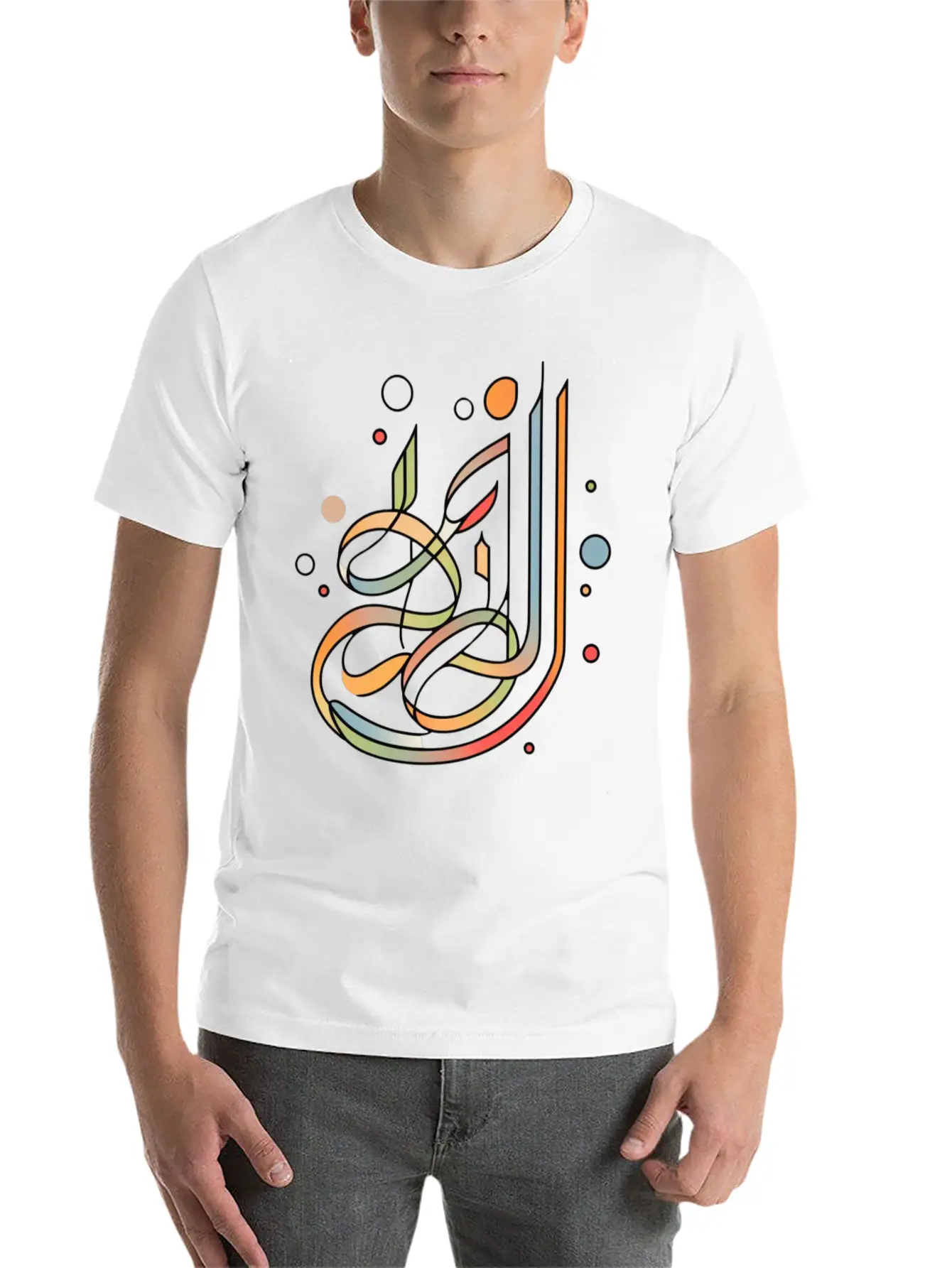 Calligraphy Essential Cotton Tee For Daily Outfits – Unisex Style