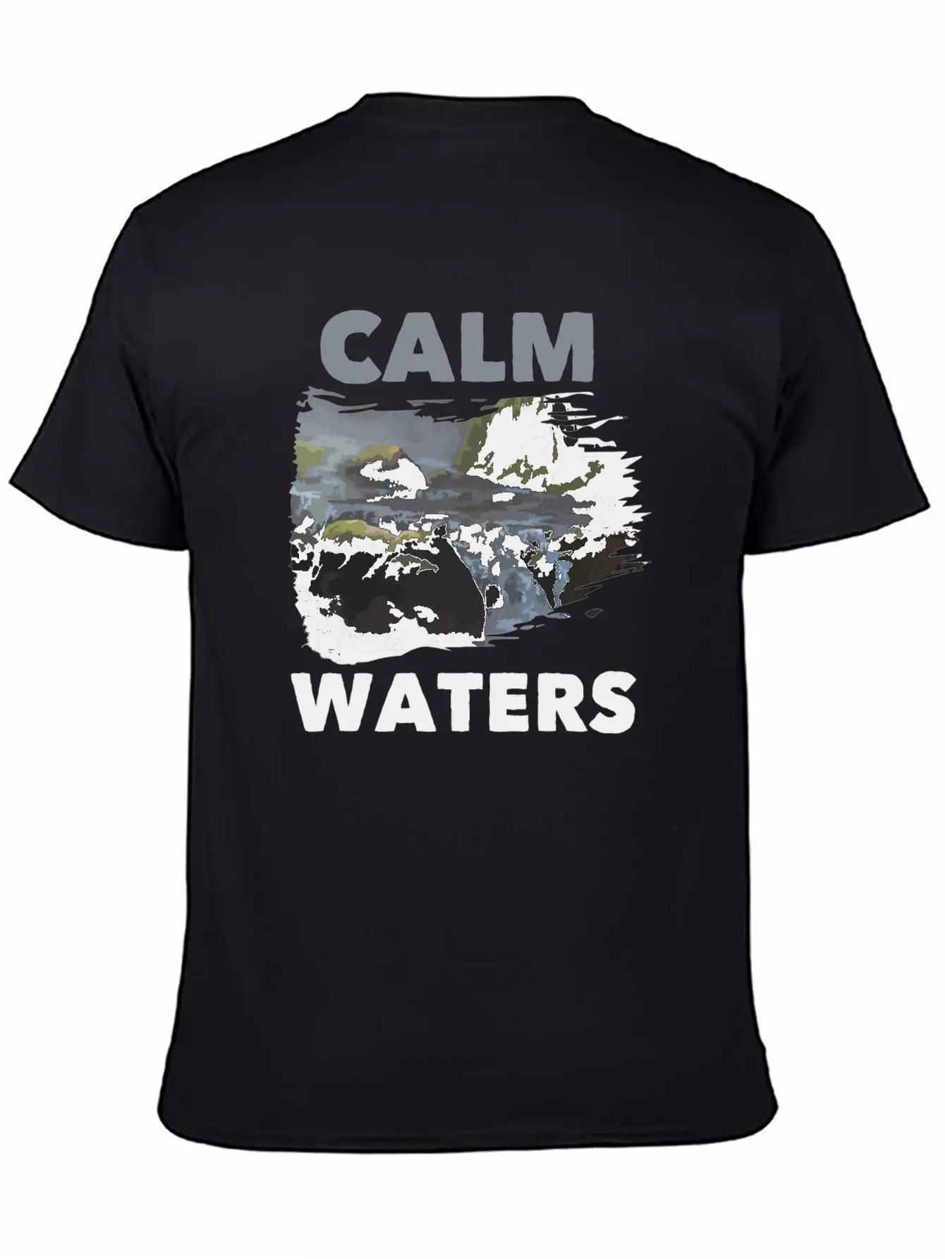 Calm Waters Essential Cotton Tee For Daily Outfits – Unisex Style