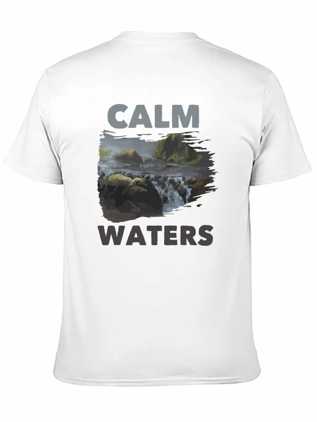 Calm Waters Essential Cotton Tee For Daily Outfits – Unisex Style
