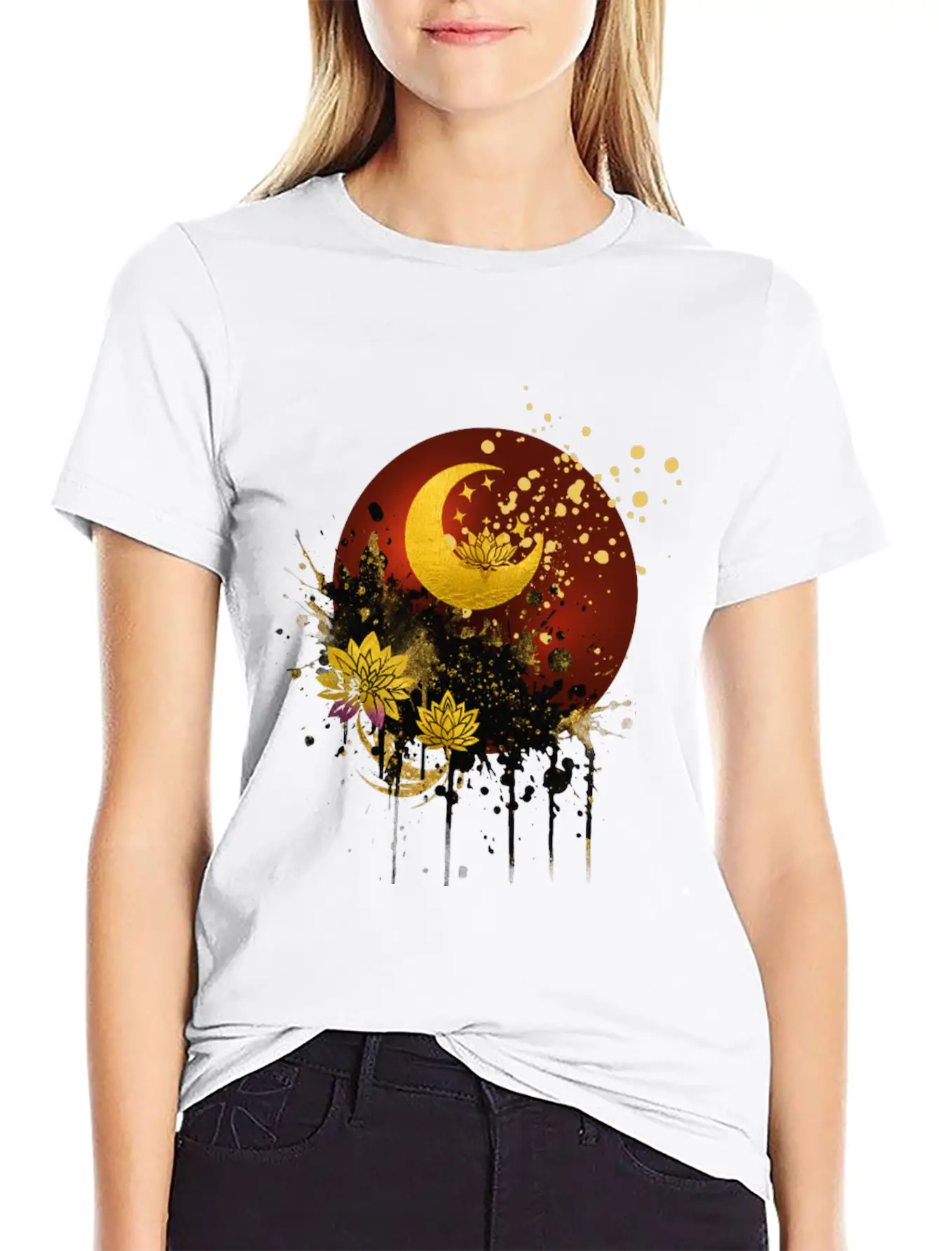 Calming Inner Chaos Relaxed Everyday Tee – Lightweight And Durable Cotton