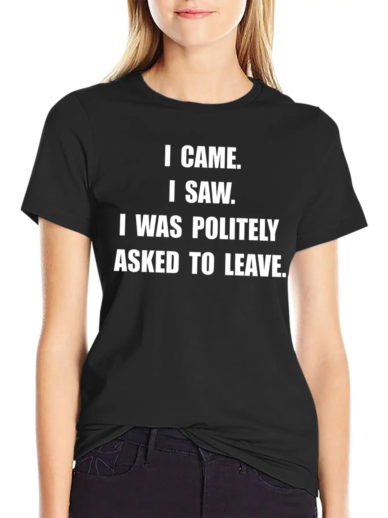 Came Saw Leave Breathable Soft Cotton T-Shirt – Timeless Casual Look