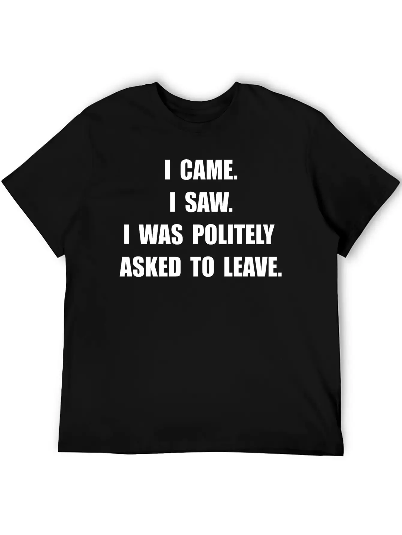 Came Saw Leave Breathable Soft Cotton T-Shirt – Timeless Casual Look