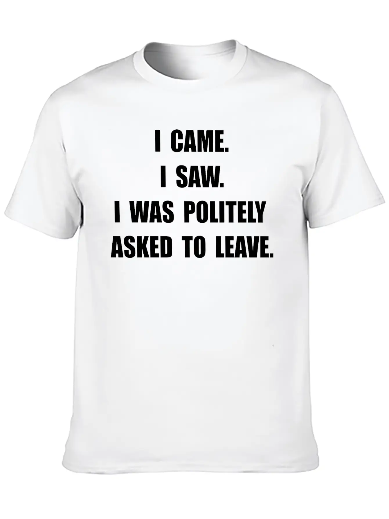 Came Saw Leave Breathable Soft Cotton T-Shirt – Timeless Casual Look