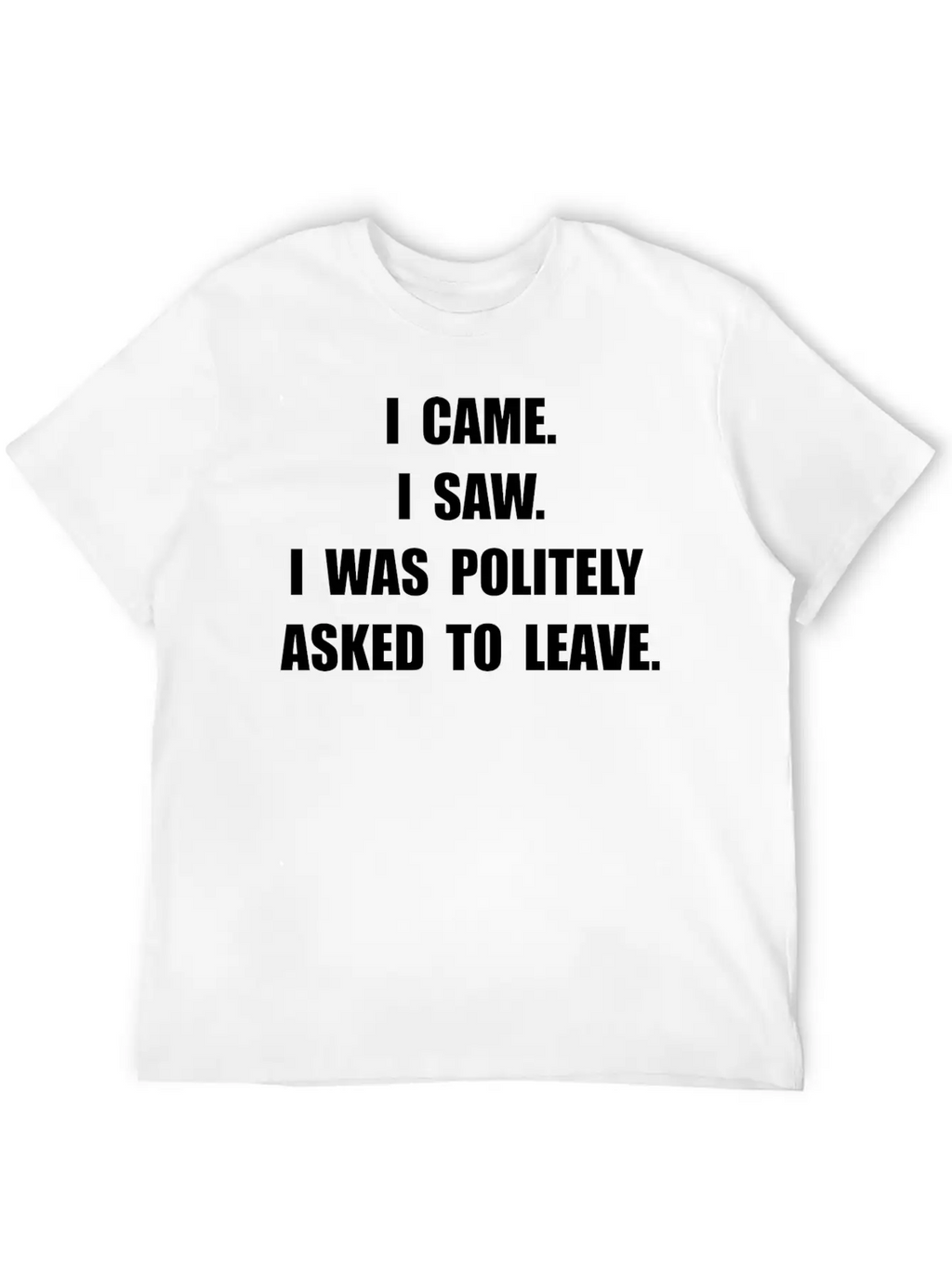Came Saw Leave Breathable Soft Cotton T-Shirt – Timeless Casual Look
