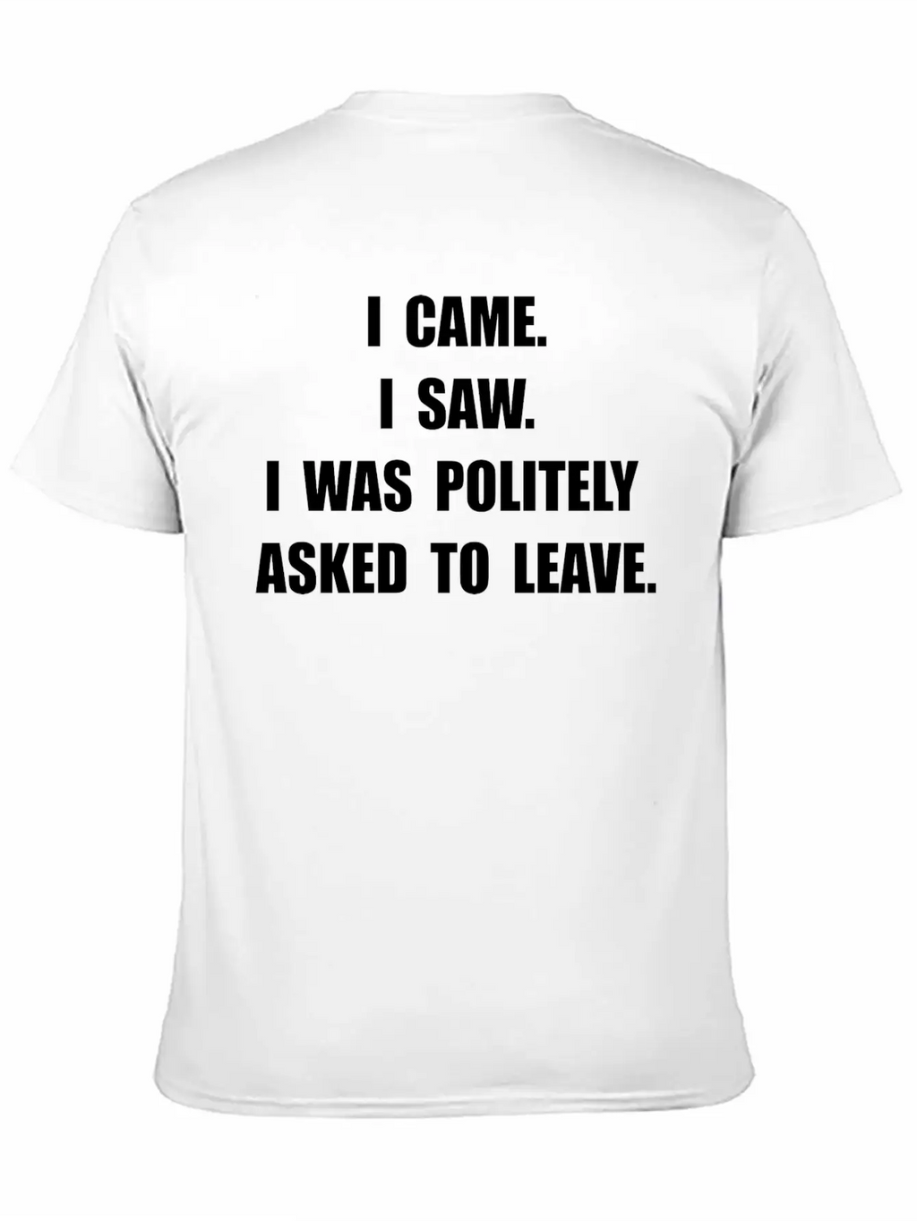 Came Saw Leave Breathable Soft Cotton T-Shirt – Timeless Casual Look