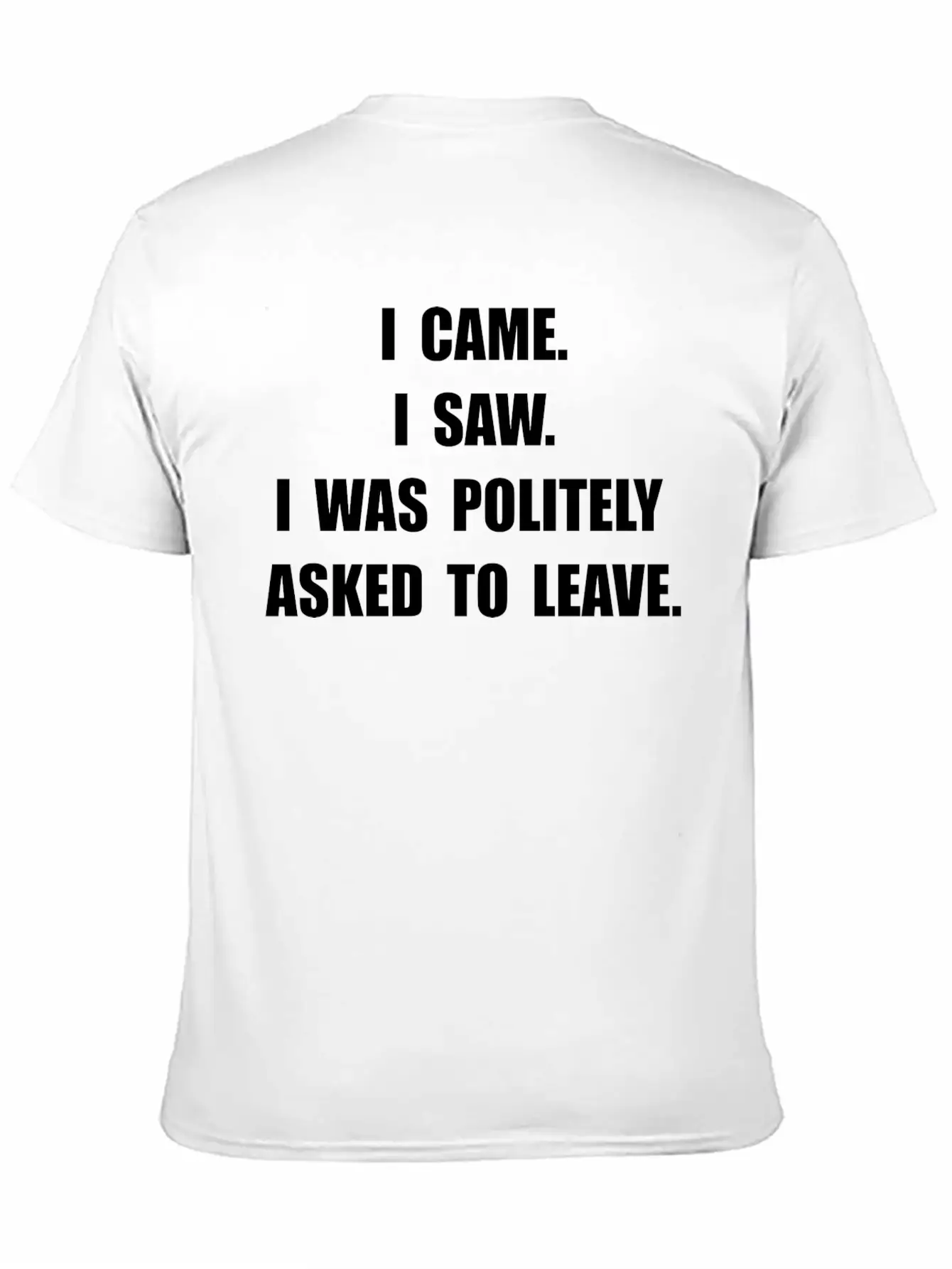 Came Saw Leave Breathable Soft Cotton T-Shirt – Timeless Casual Look