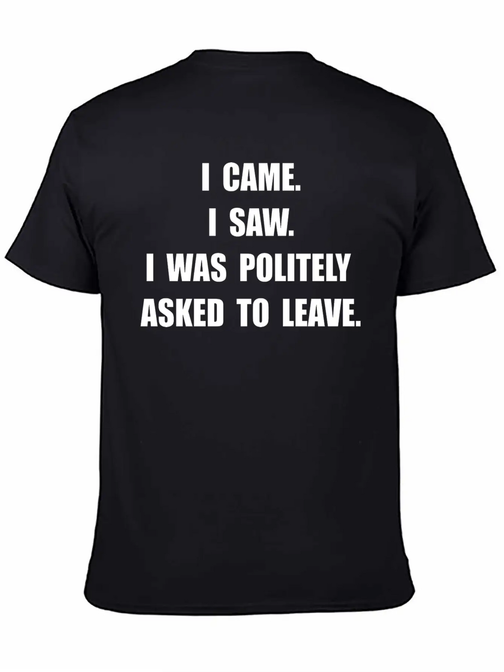 Came Saw Leave Breathable Soft Cotton T-Shirt – Timeless Casual Look