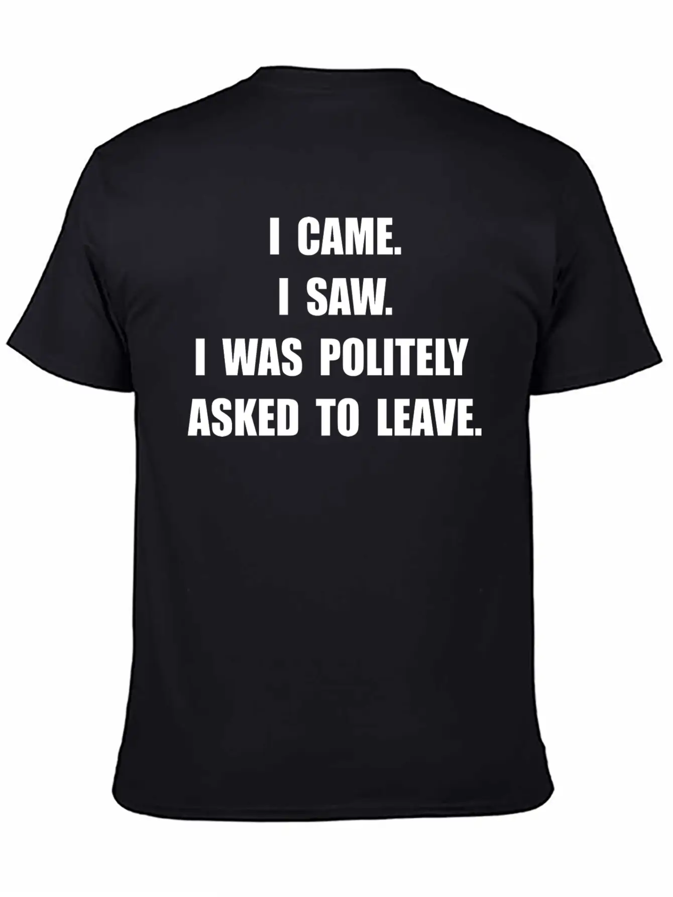 Came Saw Leave Breathable Soft Cotton T-Shirt – Timeless Casual Look