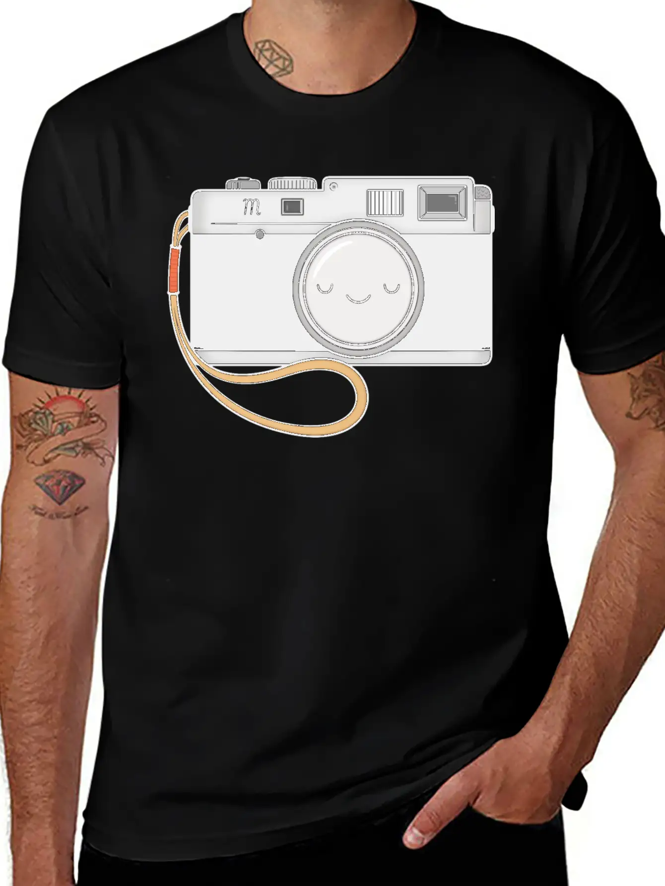 Camera Essential Cotton Tee For Daily Outfits – Unisex Style