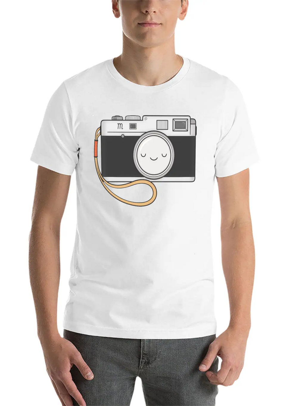 Camera Essential Cotton Tee For Daily Outfits – Unisex Style