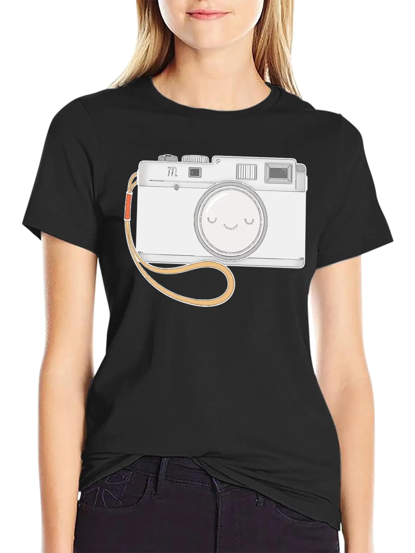 Camera Essential Cotton Tee For Daily Outfits – Unisex Style
