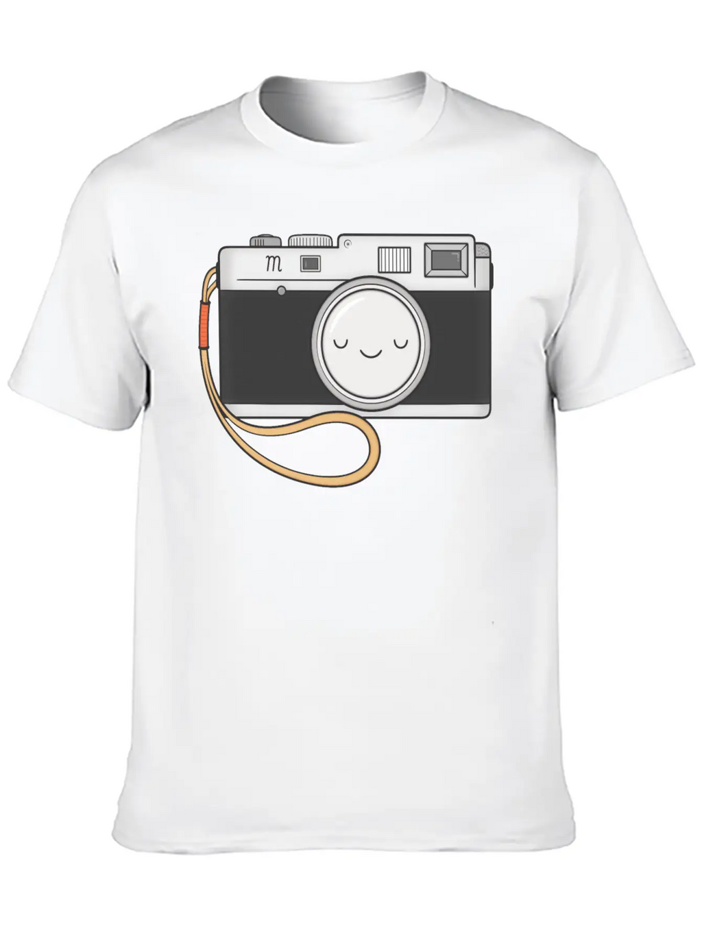 Camera Essential Cotton Tee For Daily Outfits – Unisex Style