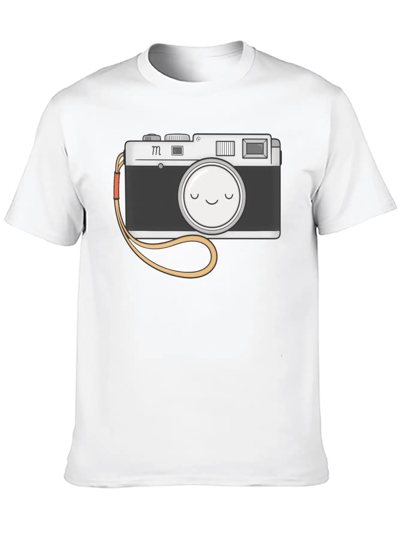 Camera Essential Cotton Tee For Daily Outfits – Unisex Style