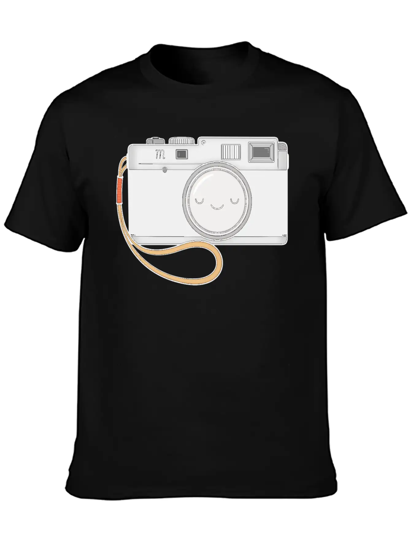 Camera Essential Cotton Tee For Daily Outfits – Unisex Style