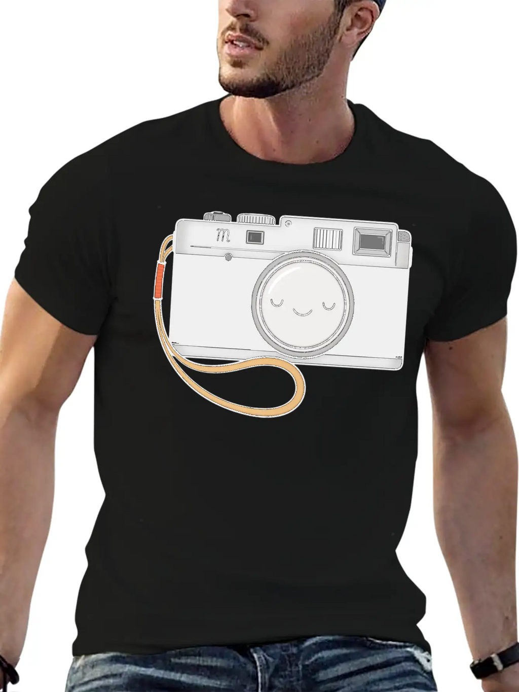 Camera Essential Cotton Tee For Daily Outfits – Unisex Style