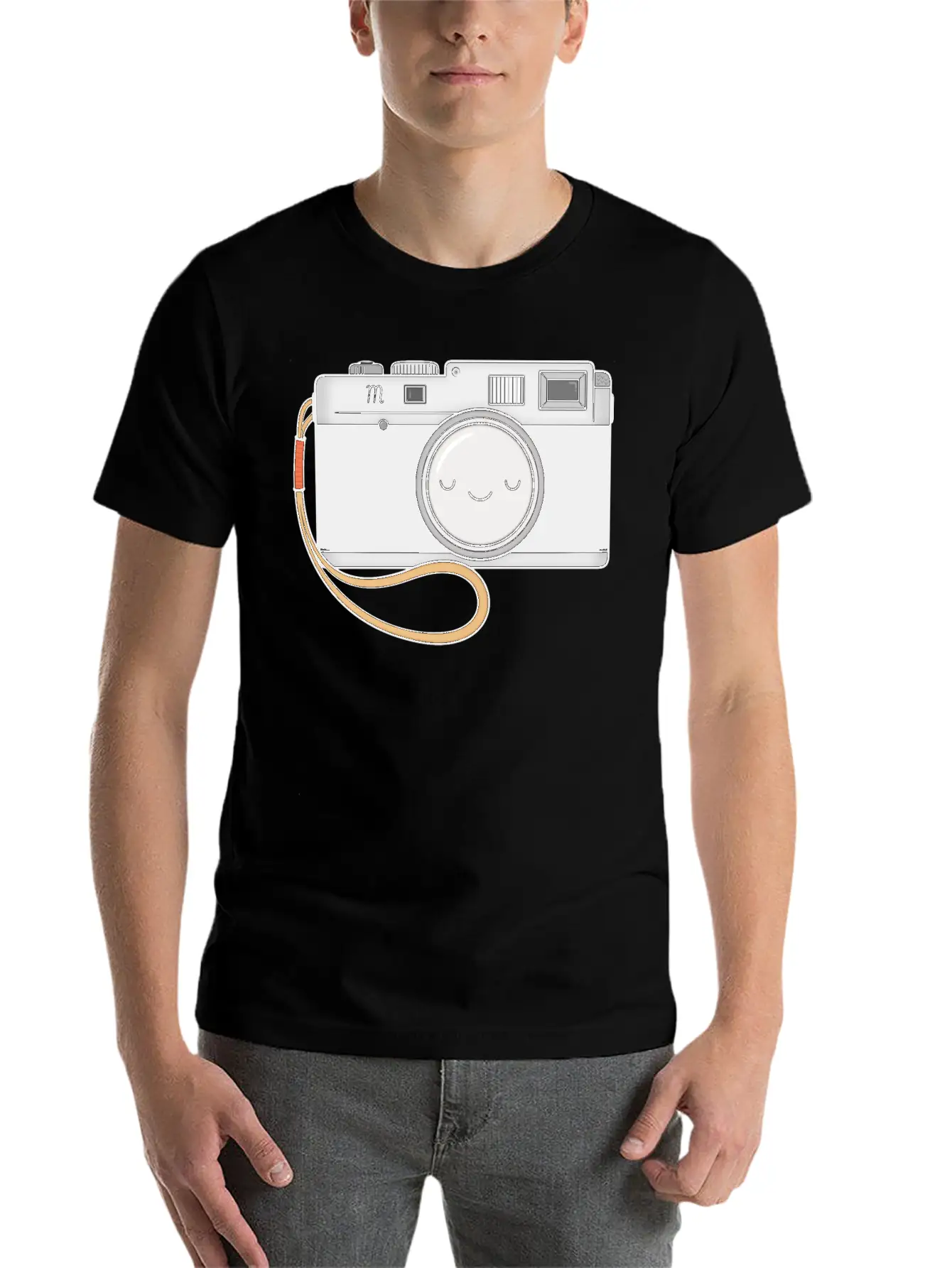 Camera Essential Cotton Tee For Daily Outfits – Unisex Style