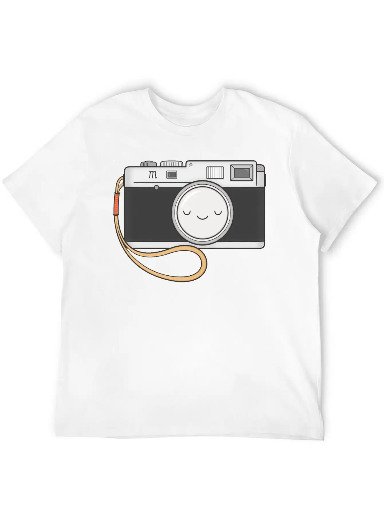 Camera Essential Cotton Tee For Daily Outfits – Unisex Style