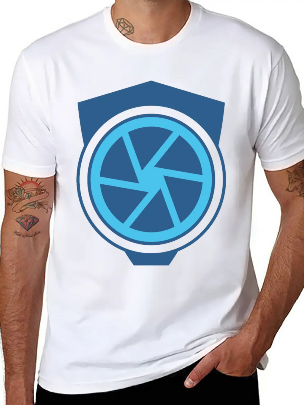Camera Lens Classic Cotton Tee – Unisex Comfort For Any Season